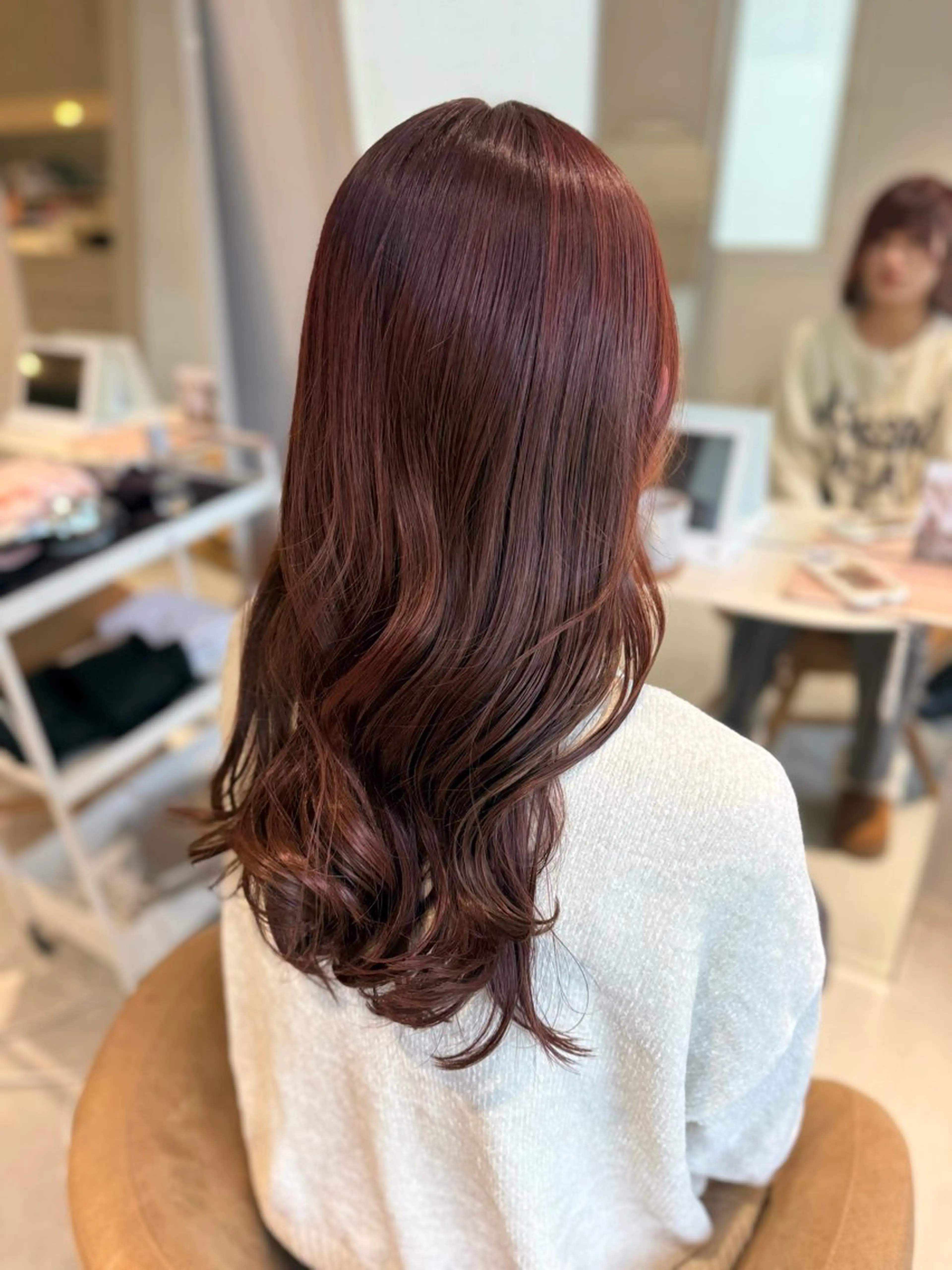 🍒暖色カラー限定‼️🍒カラー+cotaトリートメント🫧(長さ料金)⚠️土日祝+¥1,100の写真