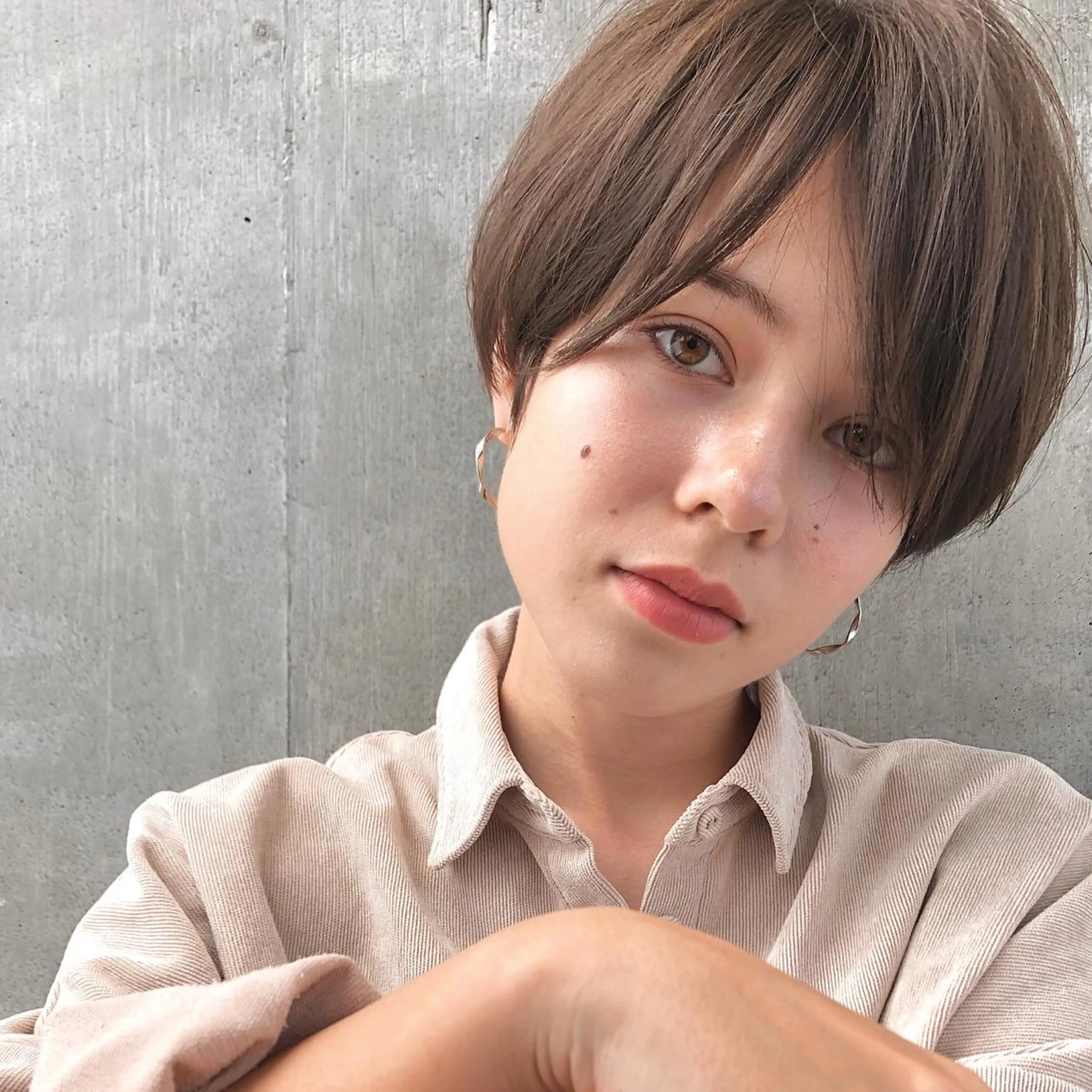 ショート カラー パーマ カット ヘアカラー トリートメント ヘッドスパ tane.所属・【ダメージレス施術】 【透明感】北村 拓也のヘアスタイル