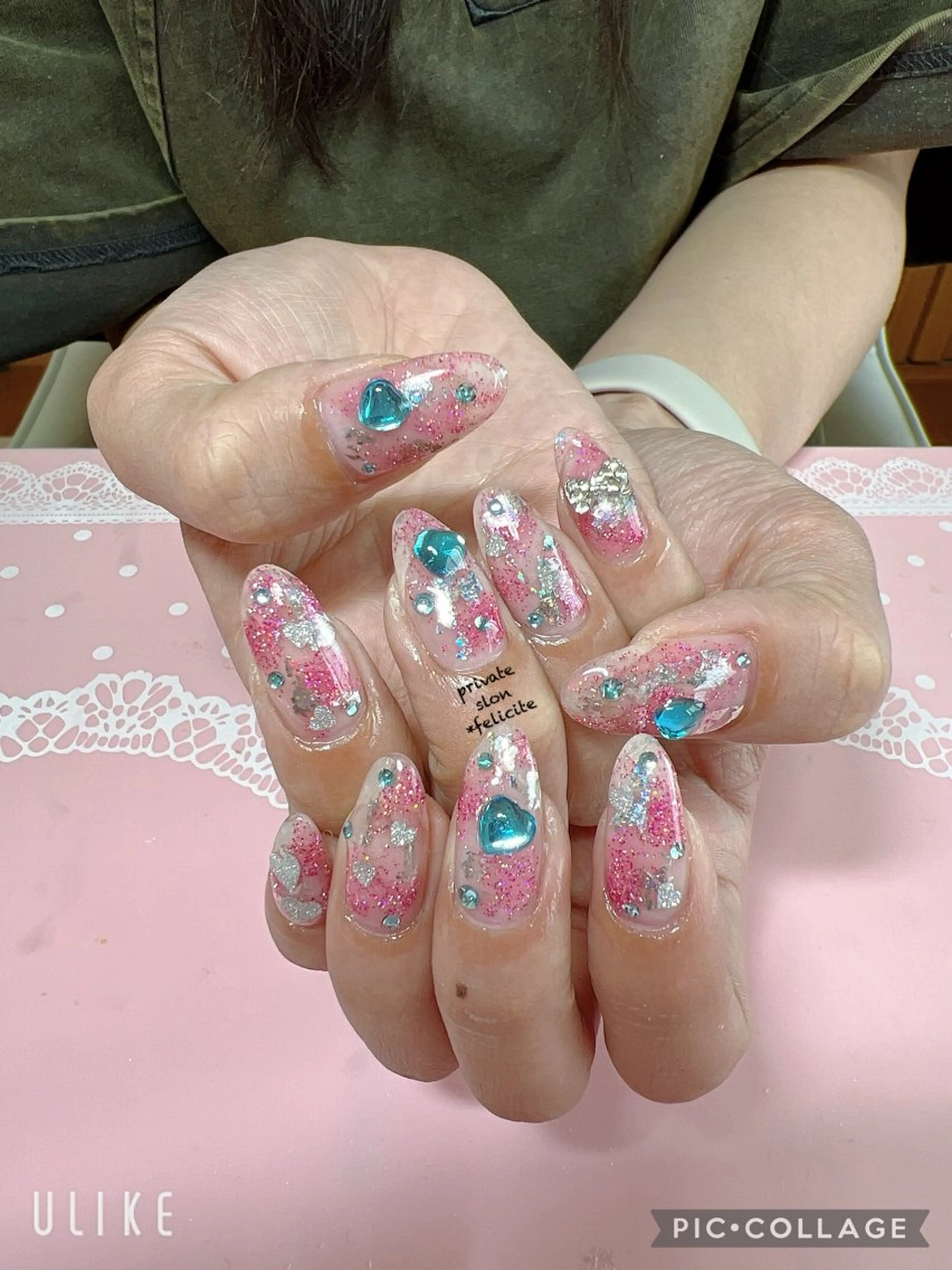 ネイル キラキラネイル 早川 真理のネイルデザイン