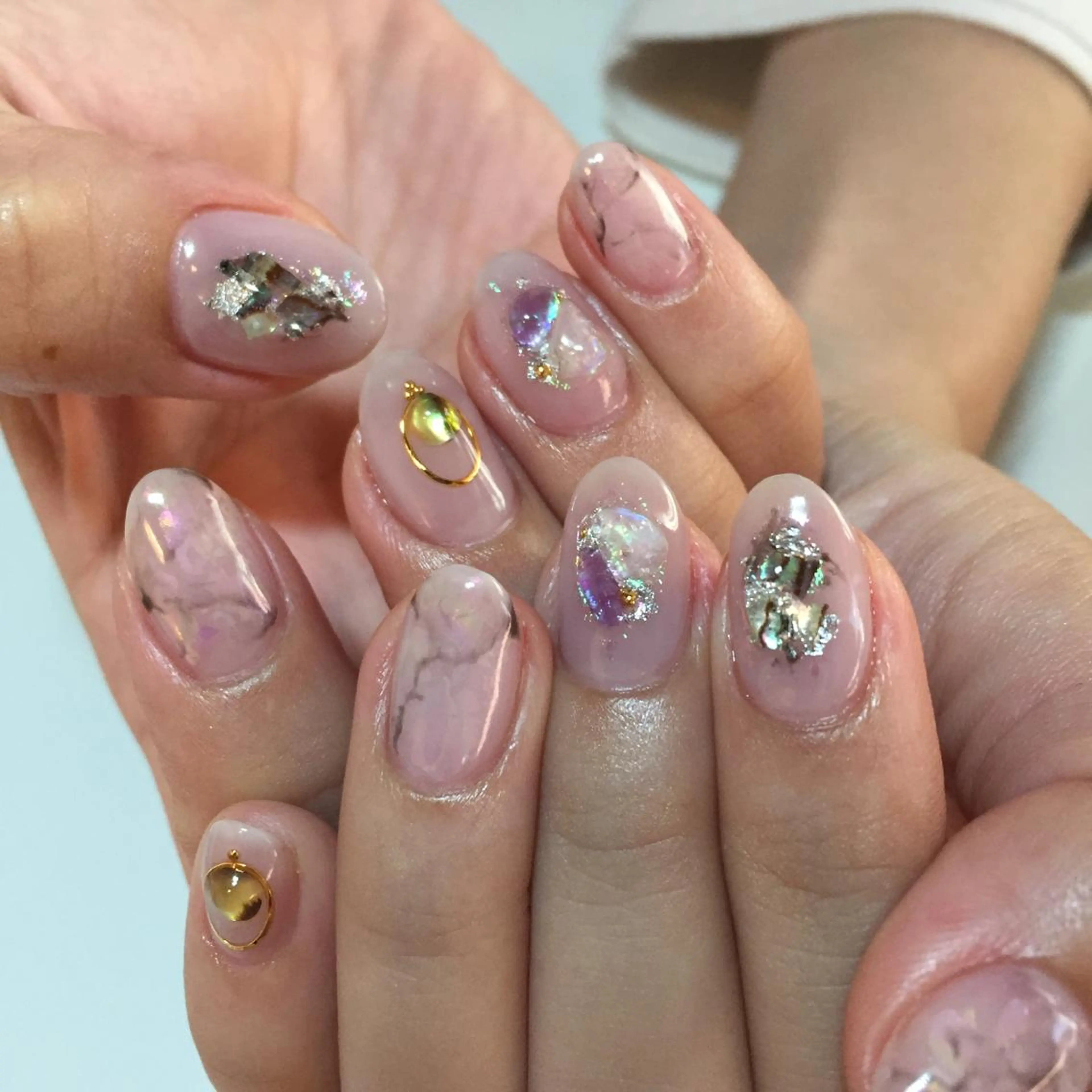 ネイル ニュアンスネイル g-up nail所属・米田 律子のネイルデザイン