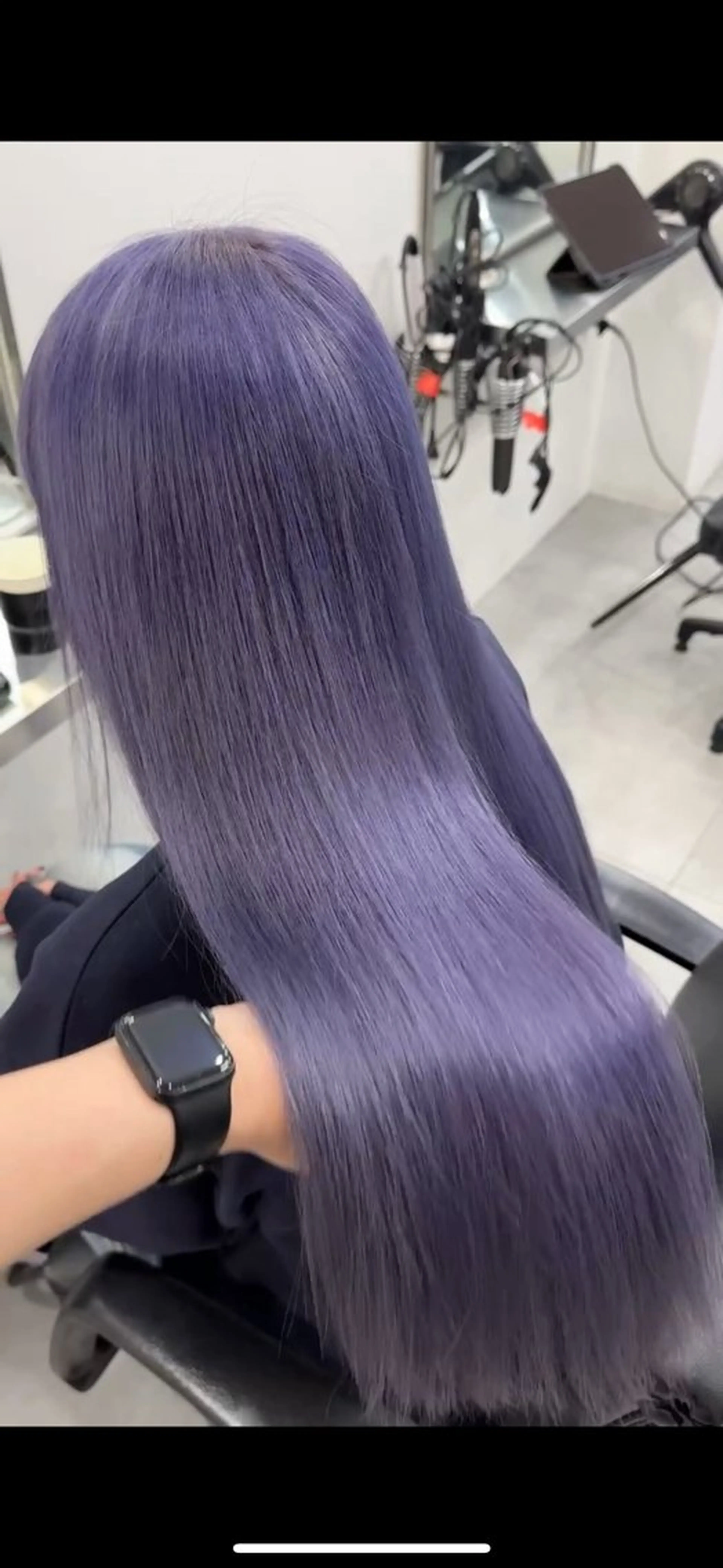 ロング カラー ヘアカラー ギミックパシャ所属・みゆ/ケア ブリーチ/ハイトーンのヘアスタイル