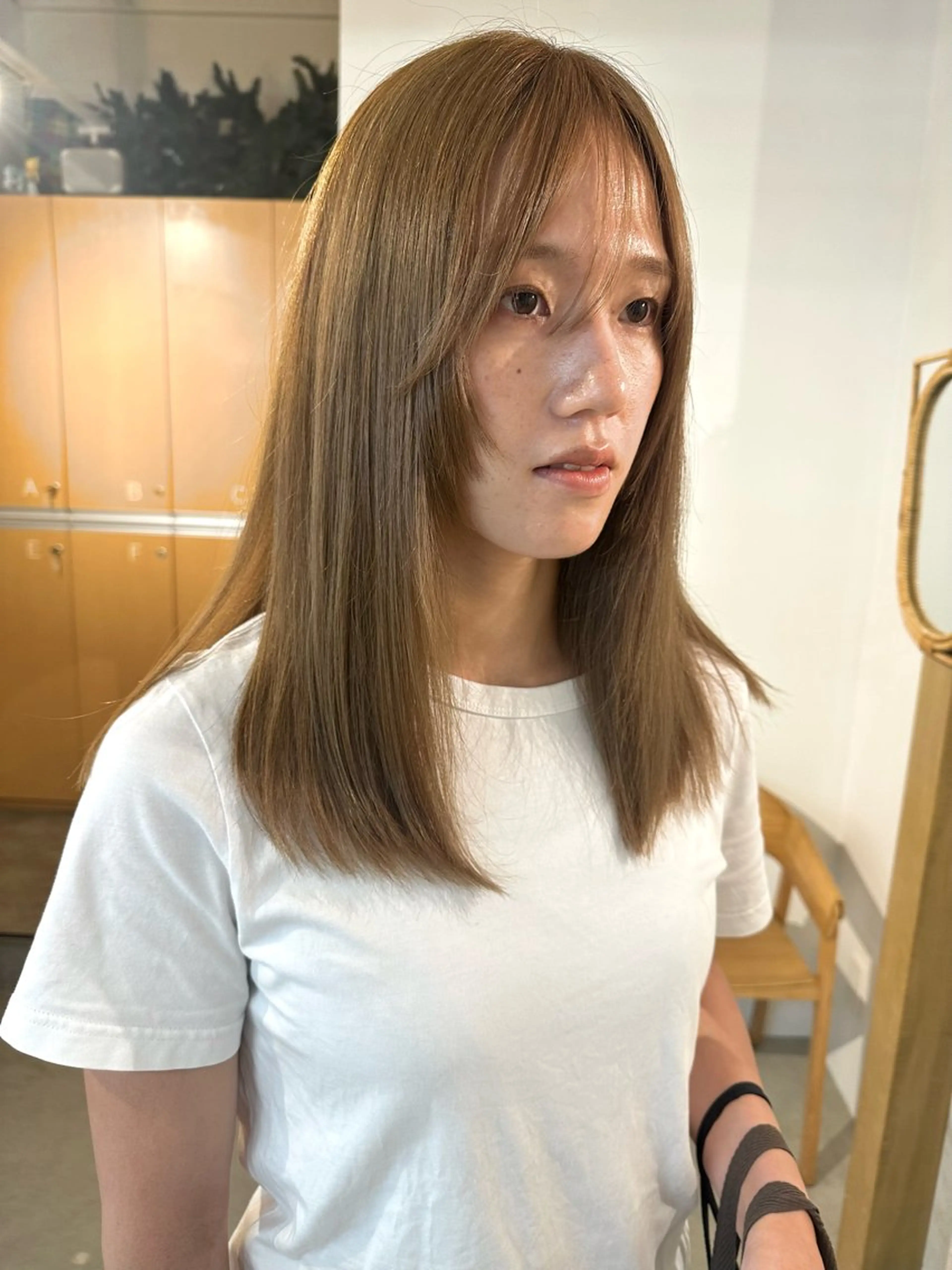 セミロング カラー カット ヘアカラー トリートメント lelu所属・lelu / 佐々木のヘアスタイル