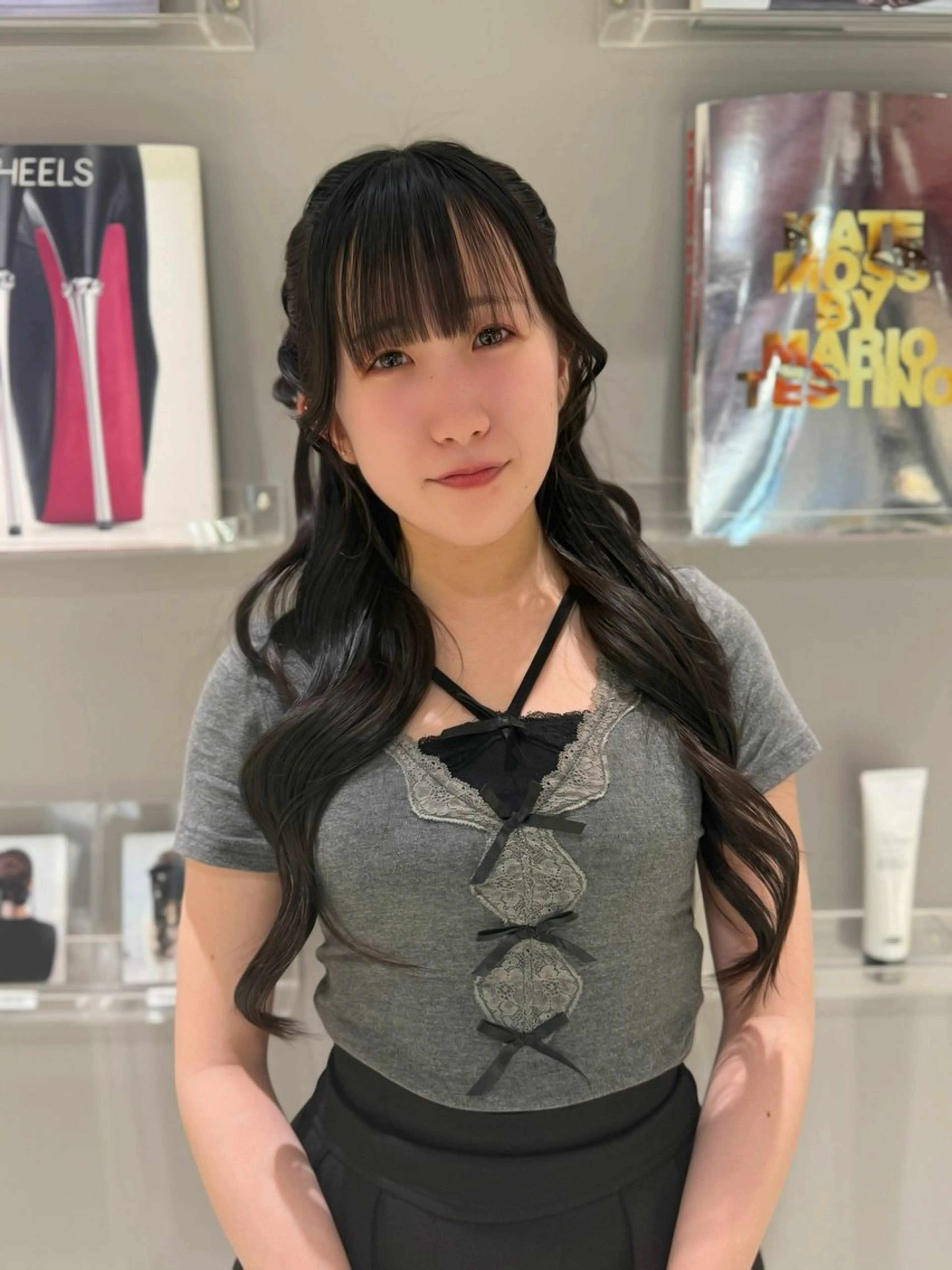 ヘアアレンジ Harris 表参道・外苑前・青山 表参道本店所属・艶カラー/ハイトーン /アレンジ/meiのヘアスタイル