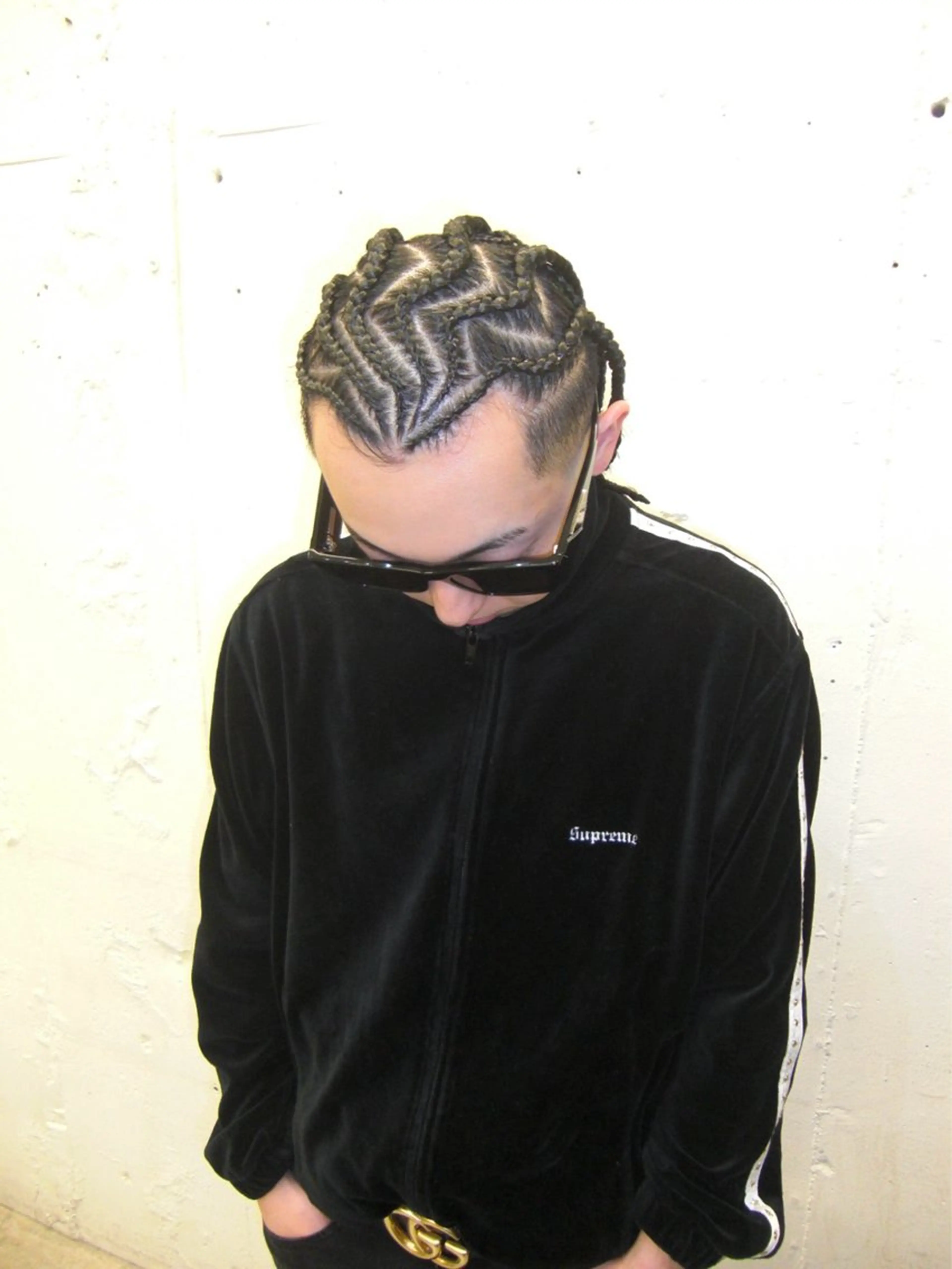 メンズ コーンロウ／ブレイズ SYUのヘアスタイル