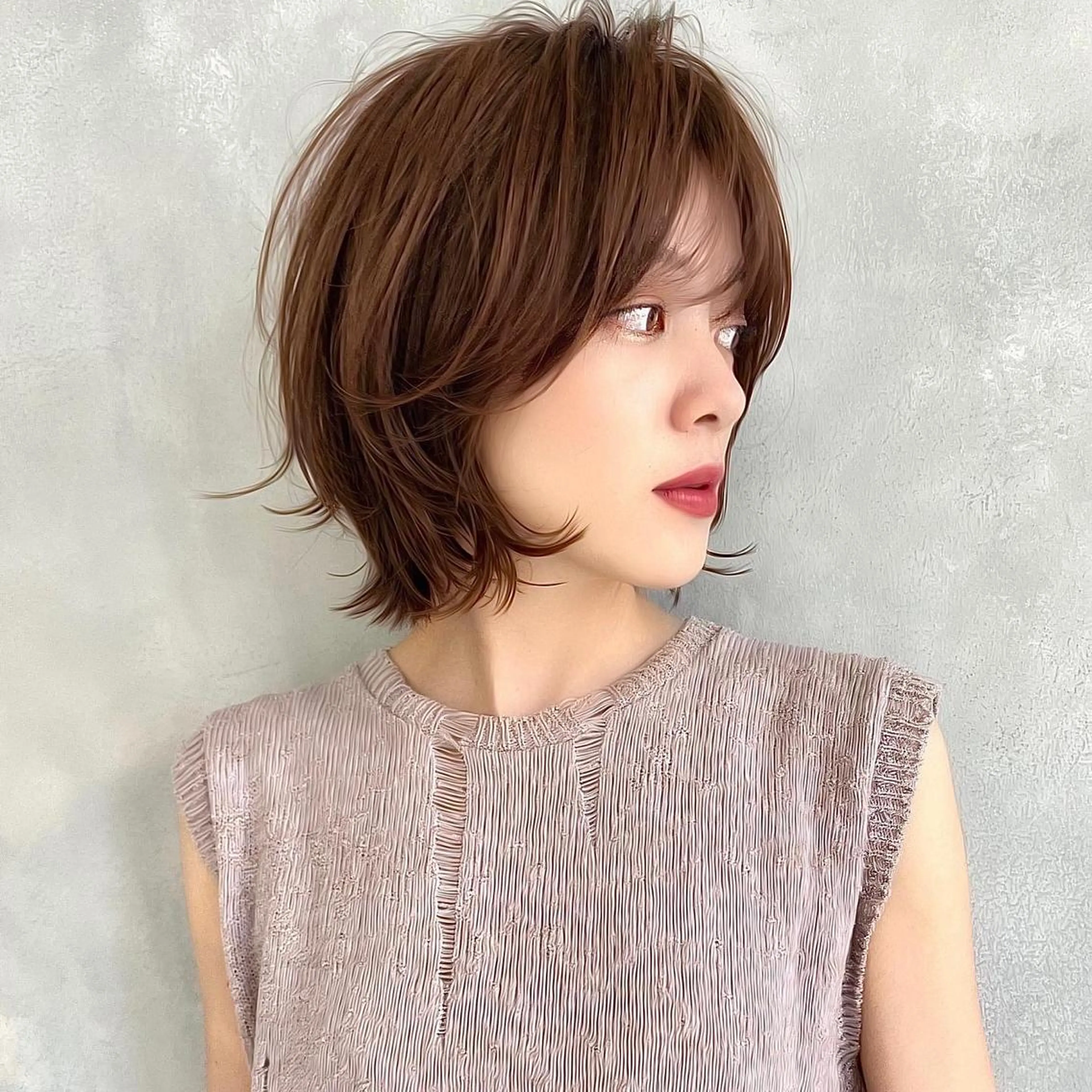 ショート カラー パーマ 💫期間限定価格💫 似合わせカット🧚のヘアスタイル