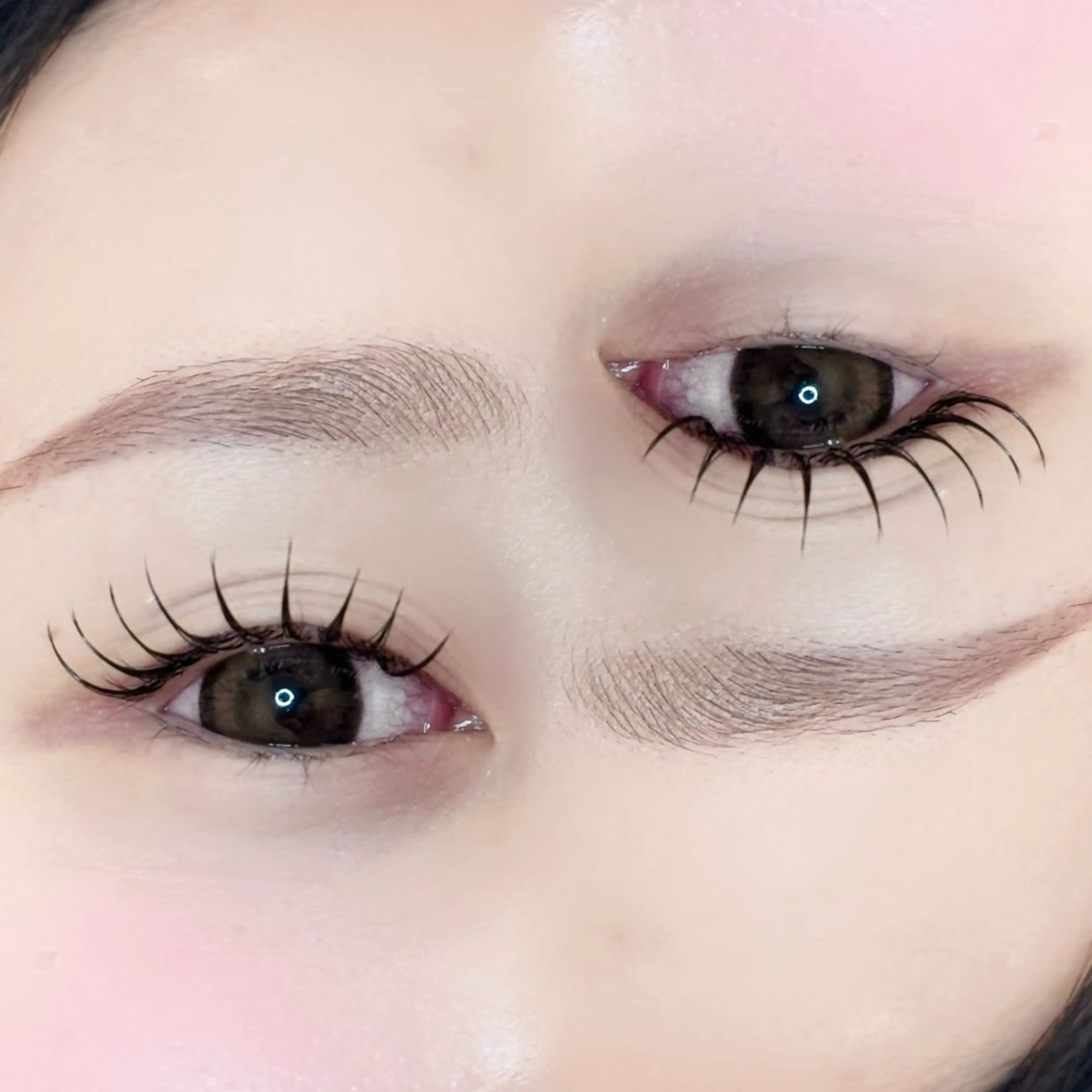 マツエク・マツパ 束感まつ毛 フラットラッシュ パリジェンヌラッシュリフト まつげパーマ セーブル ひかる/アイブロウ/ マツエク/まつパ🎀のマツエク・マツパデザイン