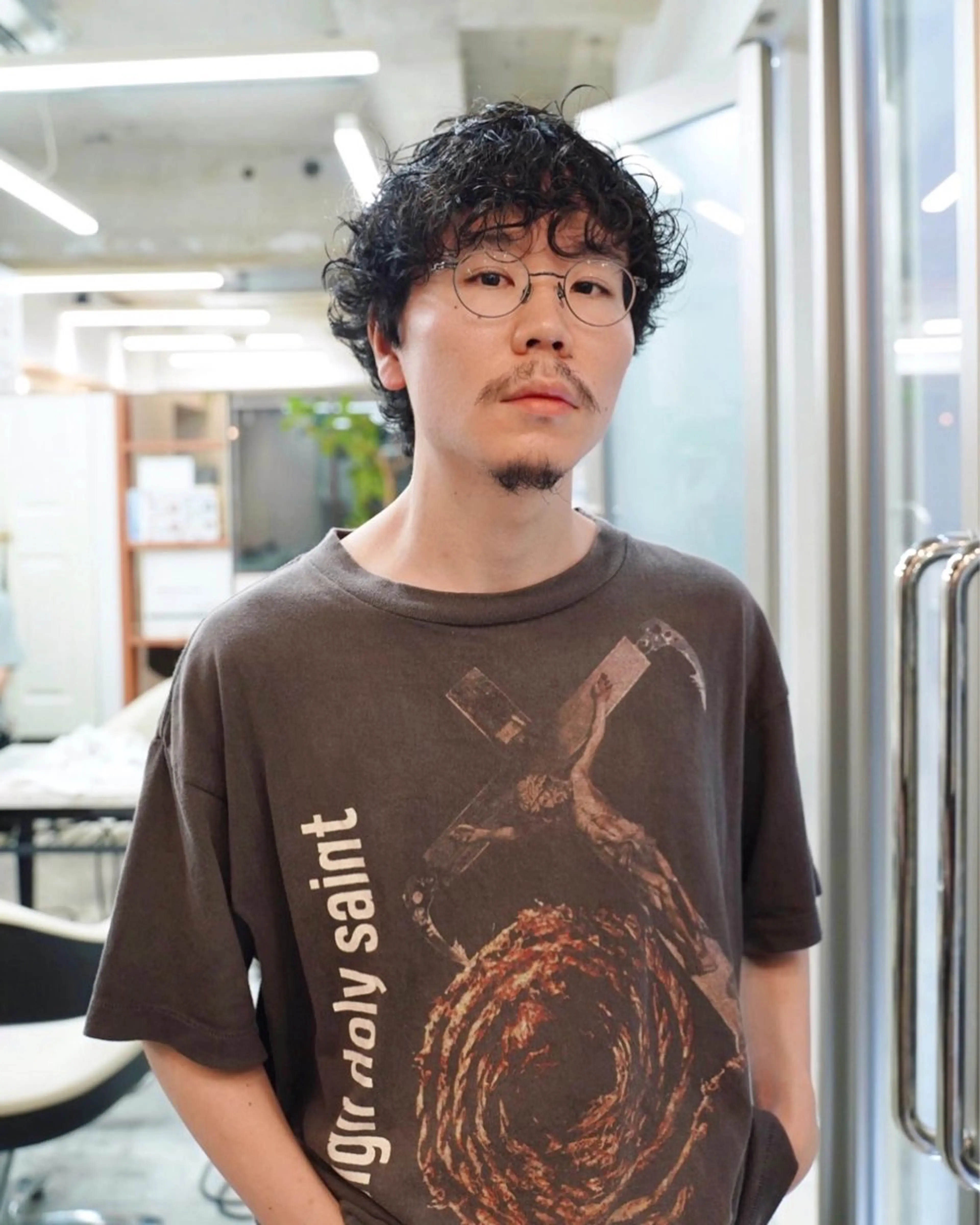 ショート パーマ メンズ メンズパーマ カット パーマ ヒカル/ミディアム パーマ/ロングパーマのヘアスタイル