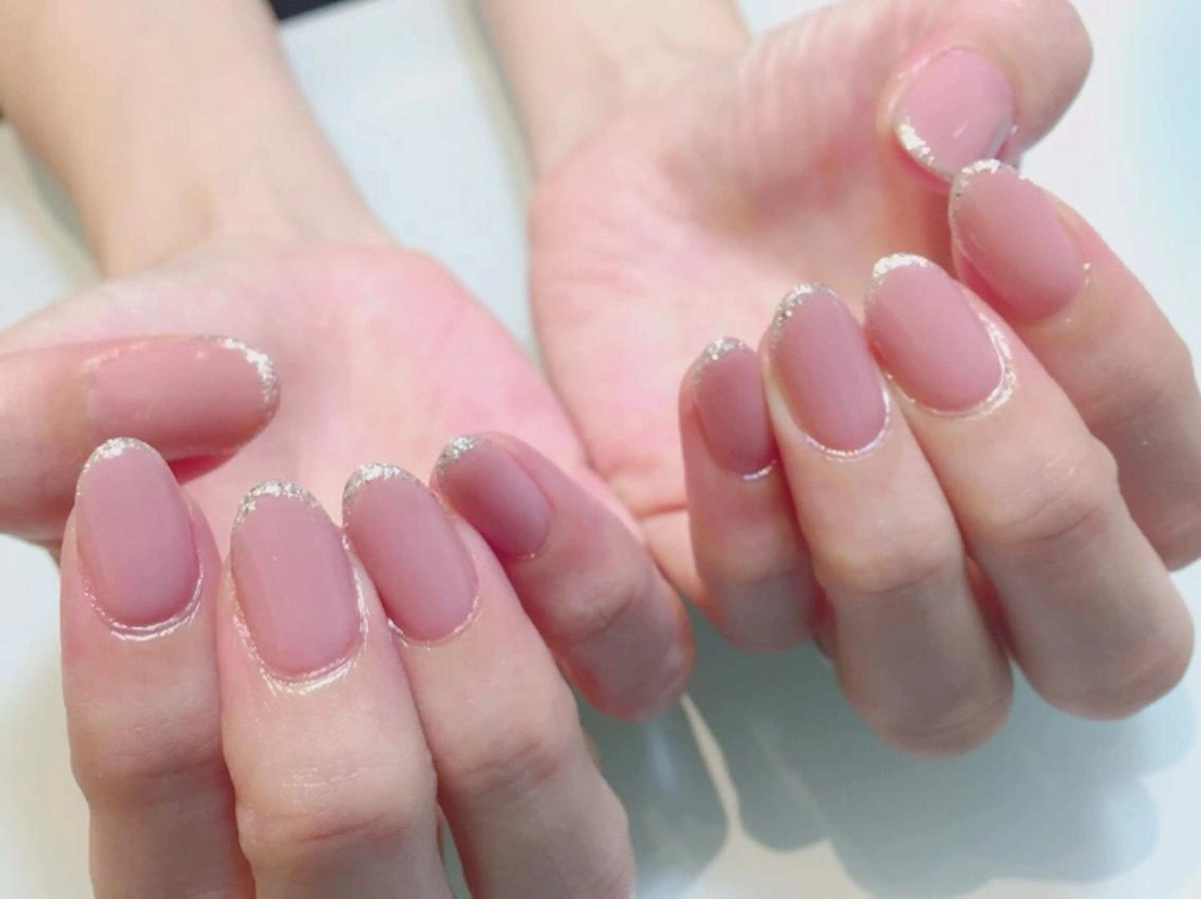 ネイル ピンク ピンクベージュ NAIL 106G所属・西日暮里駅徒歩1分/ NAIL106Gのネイルデザイン