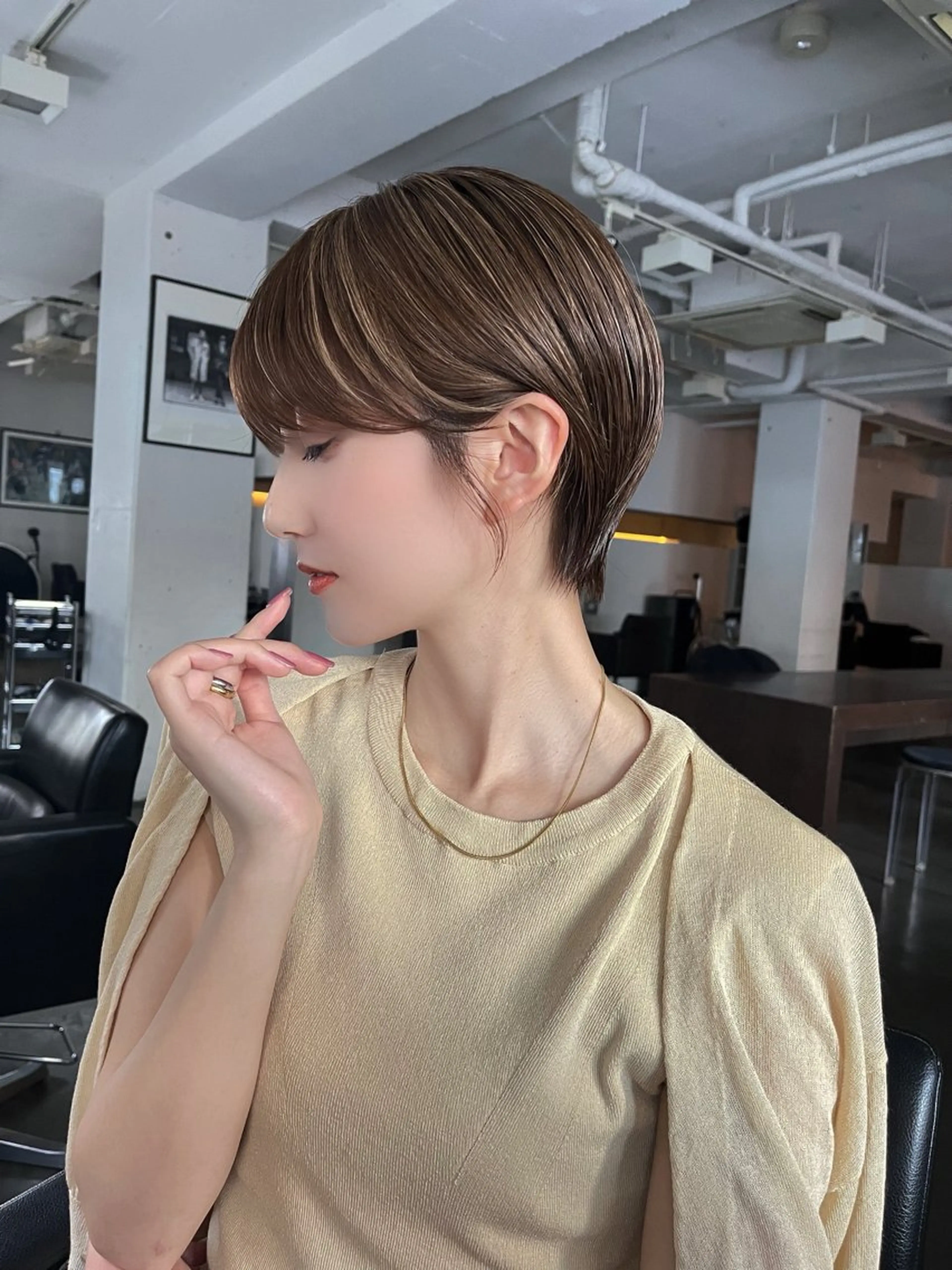 ショート カラー ショートヘア nico 麻生 やまざきれいのヘアスタイル