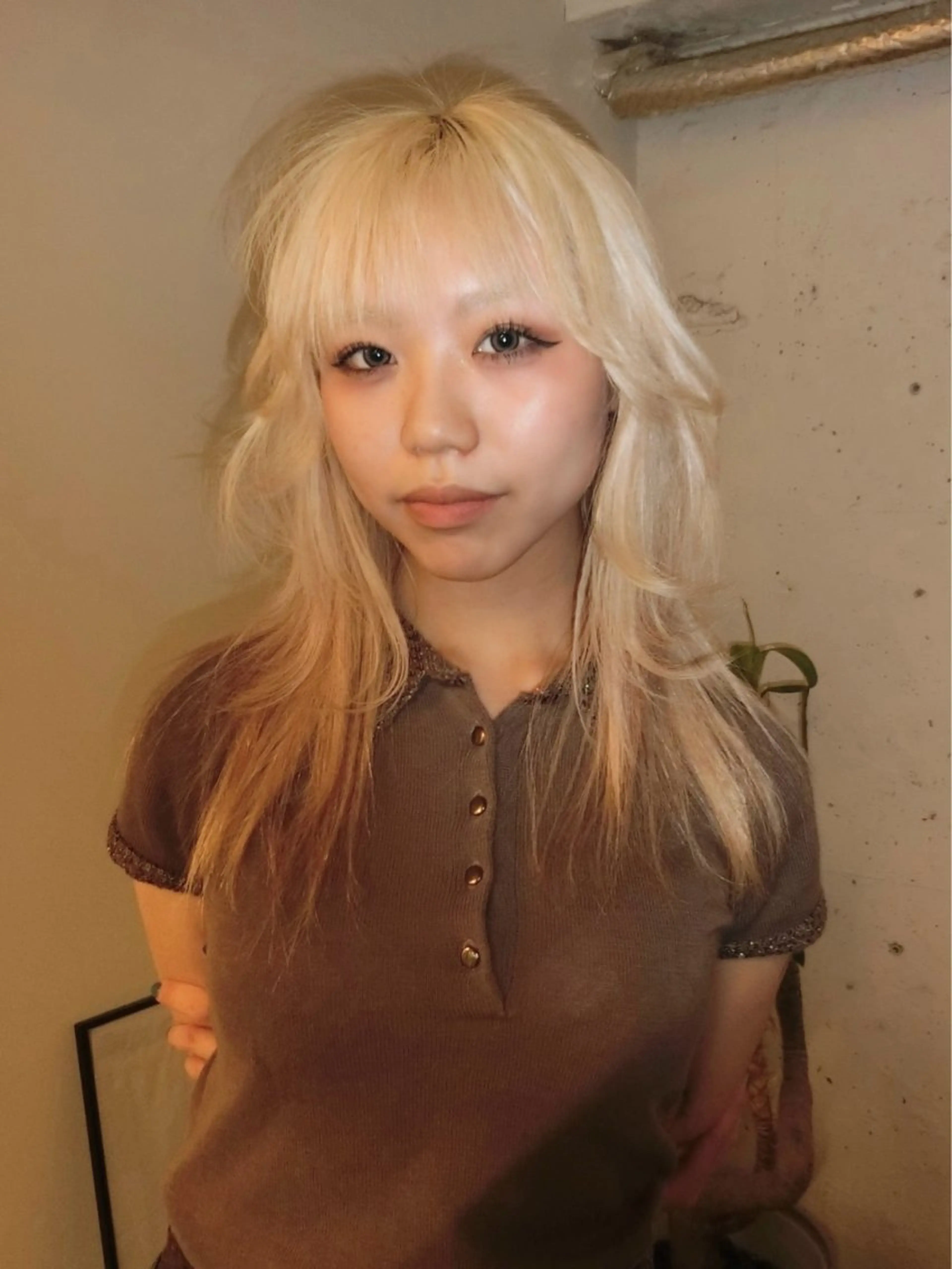 セミロング カラー ハッシュカット/ MAYAのヘアスタイル