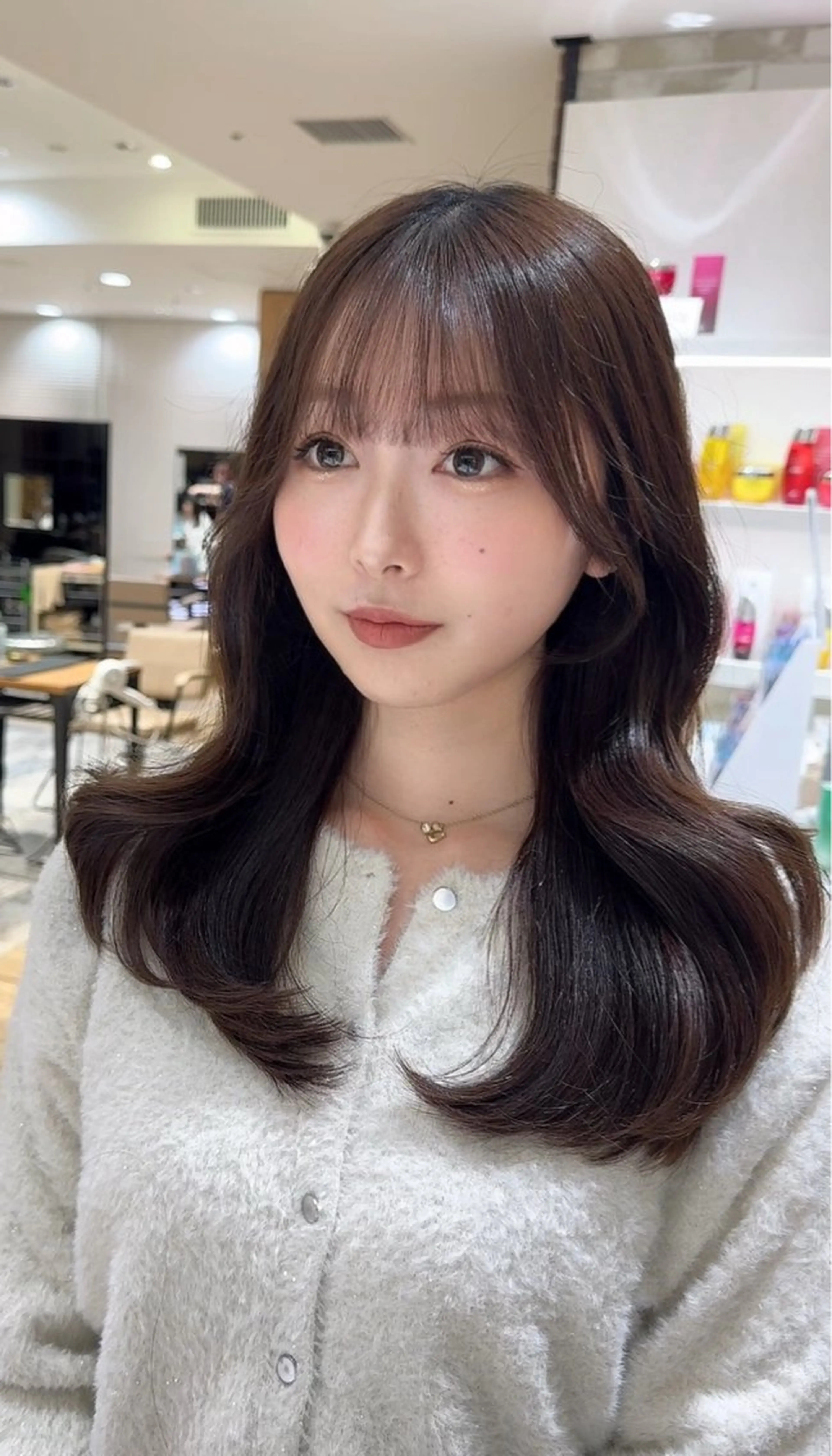 ロング 新宿/レイヤー 顔周りカット溝手優太のヘアスタイル