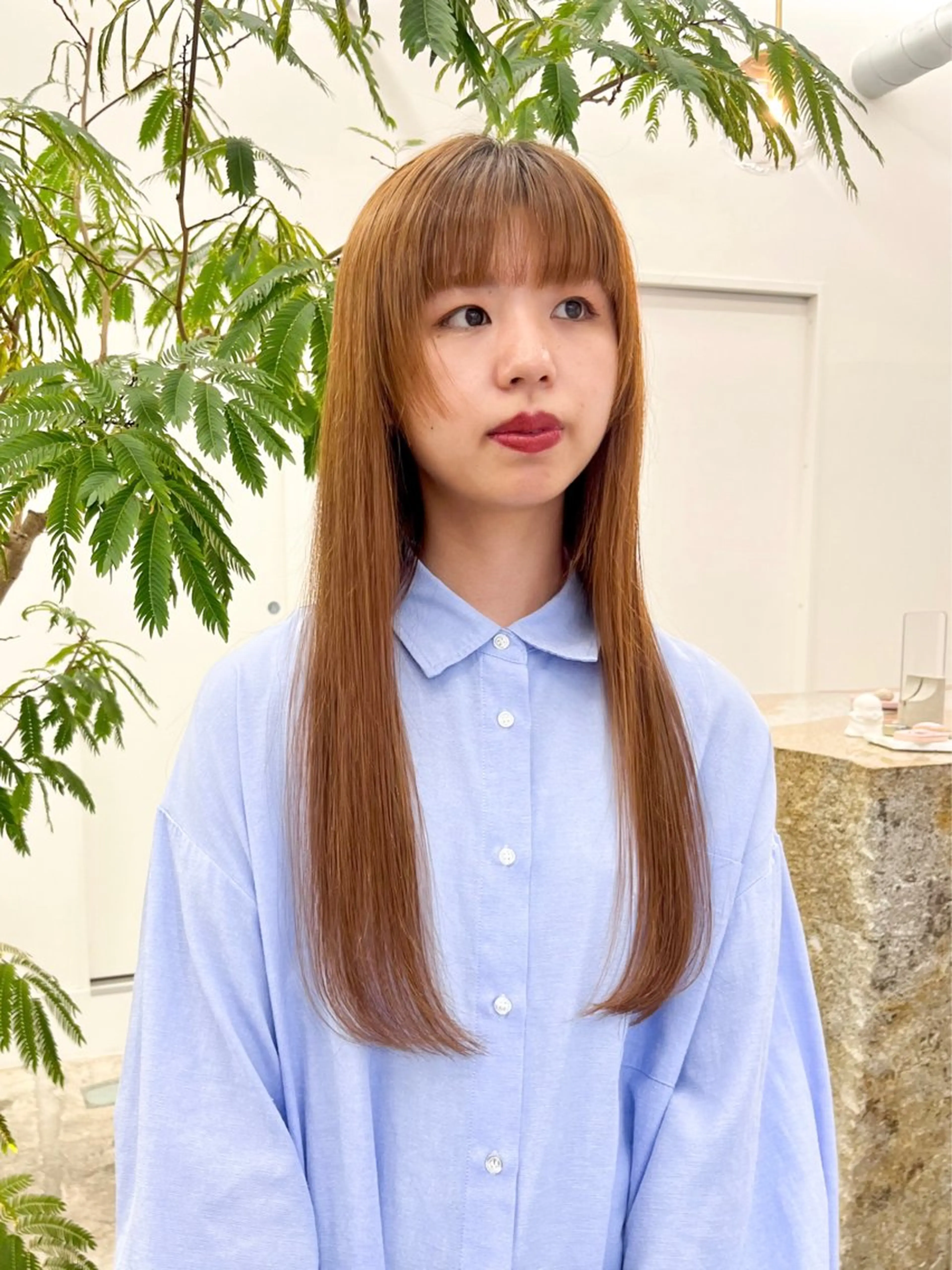 《柔らかく伸ばしたい方に》カット+髪質改善+トリートメントの写真