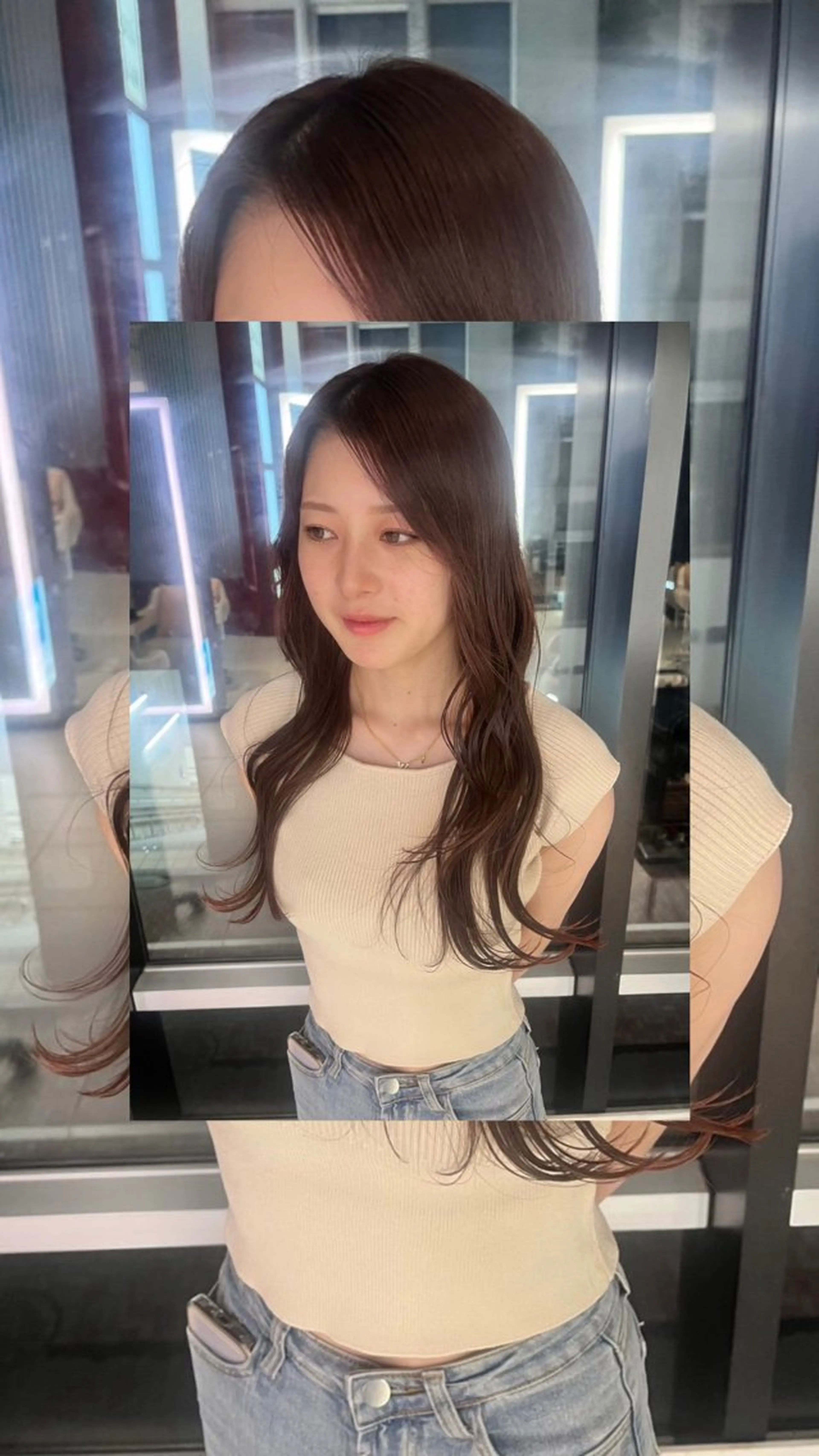 カラー 🧶根本 風鈴🧶のヘアスタイル