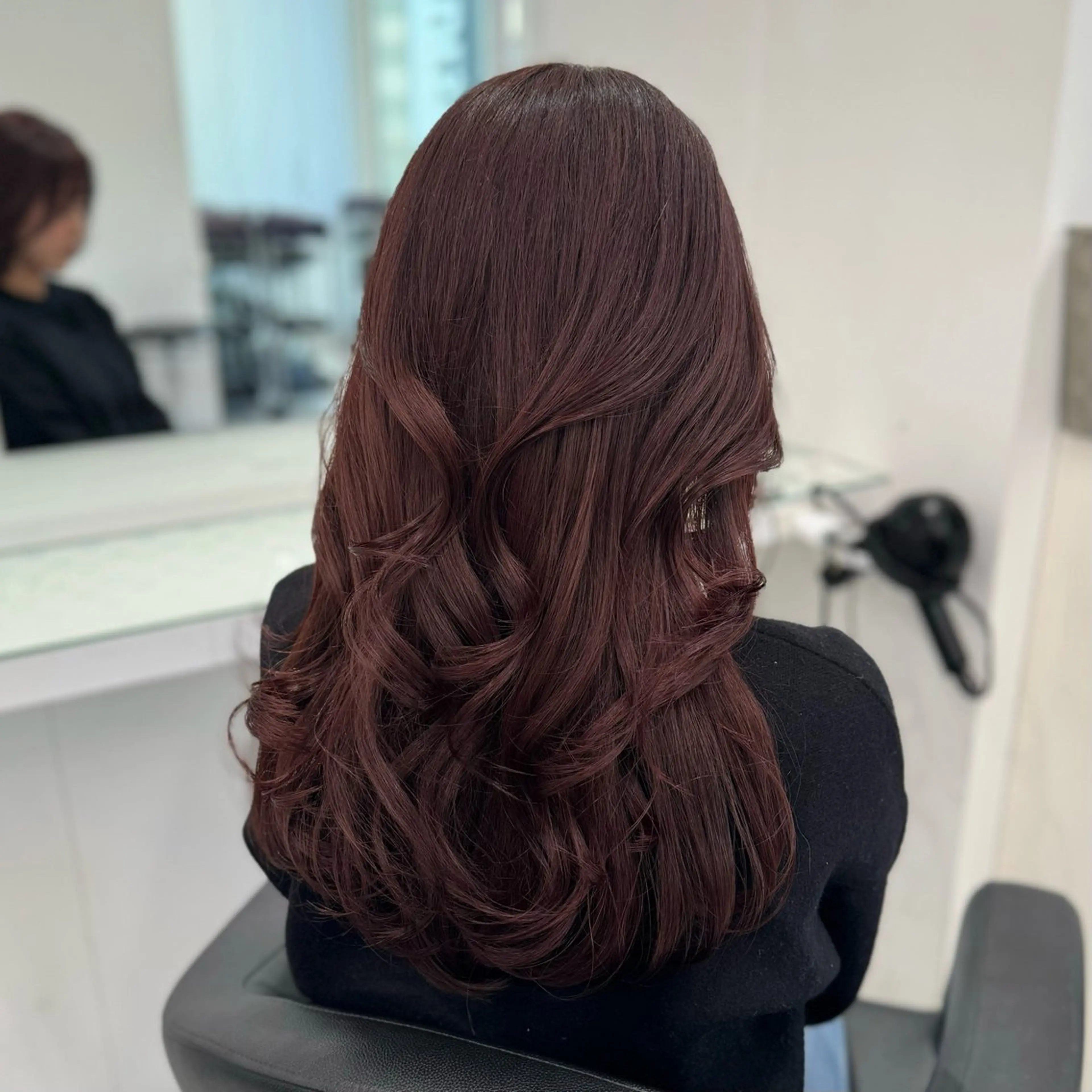 ロング カラー 韓国っぽ♡寒色/暗髪 🫧MOEKA🦋のヘアスタイル