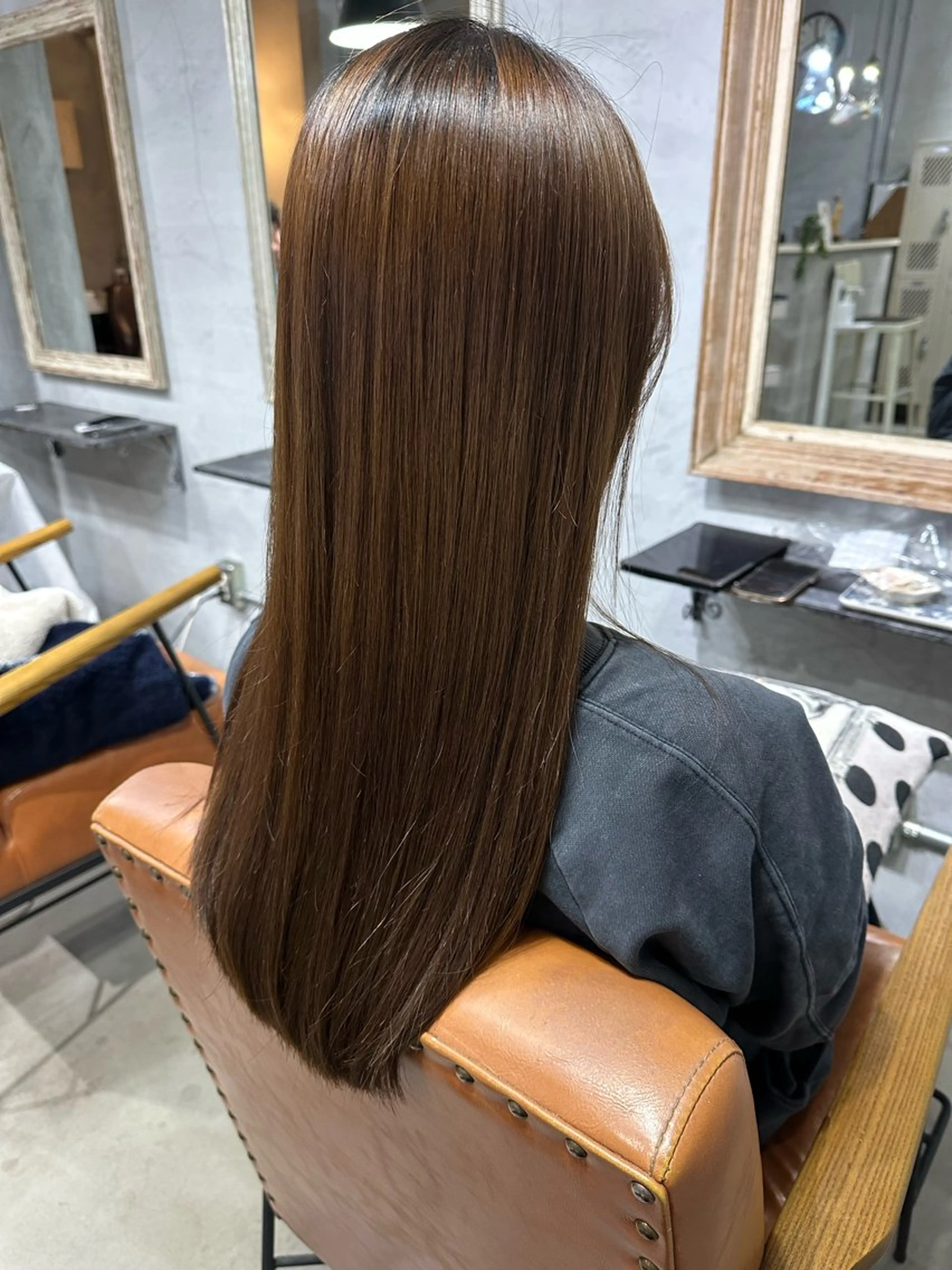 美髪、艶髪メニュー✨《髪質改善弱酸性ストレートパーマ》カット無しの写真