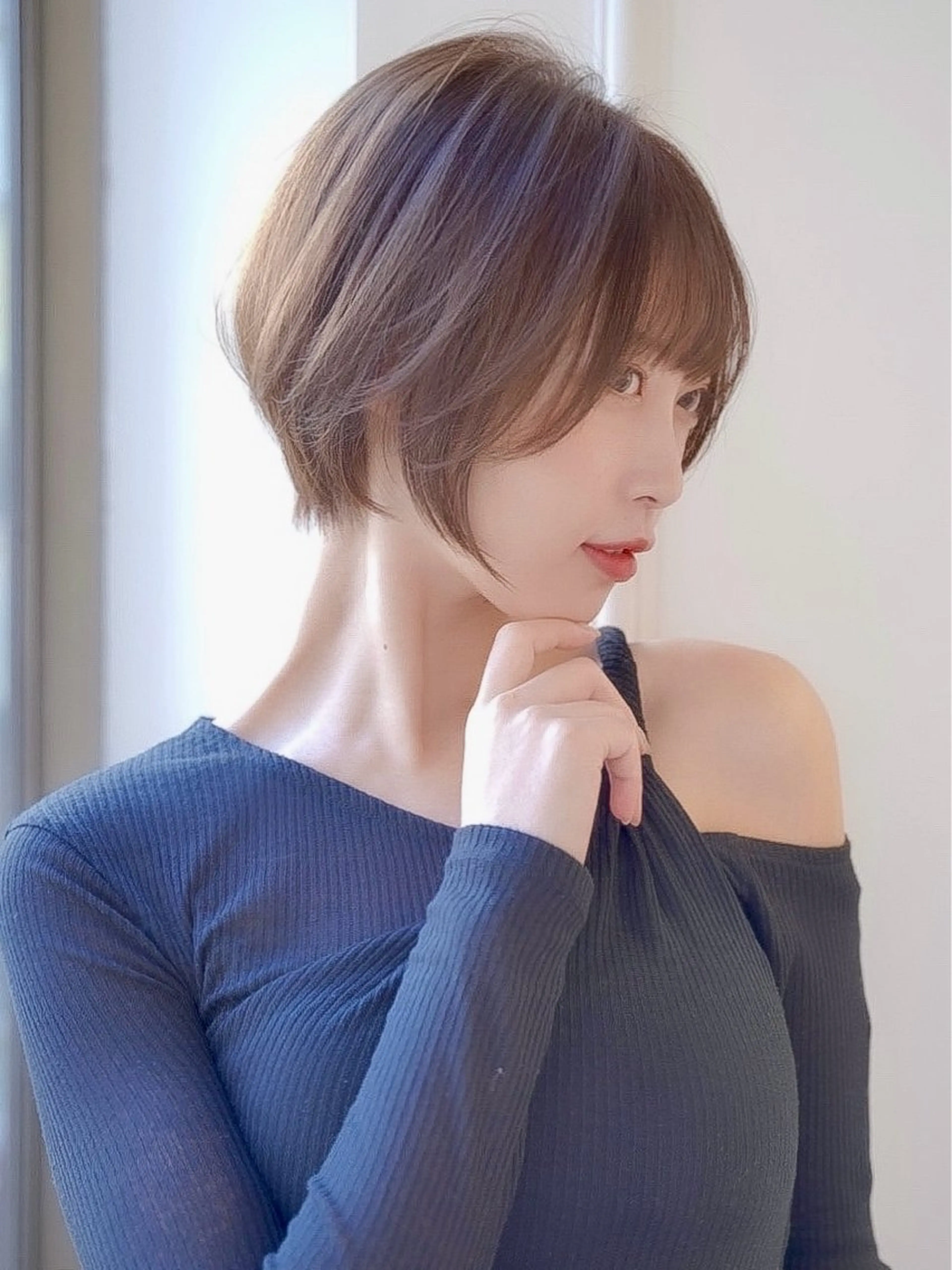 ショート カラー カット ヘアカラー レイヤー/透明感 カラー💙koukiのヘアスタイル
