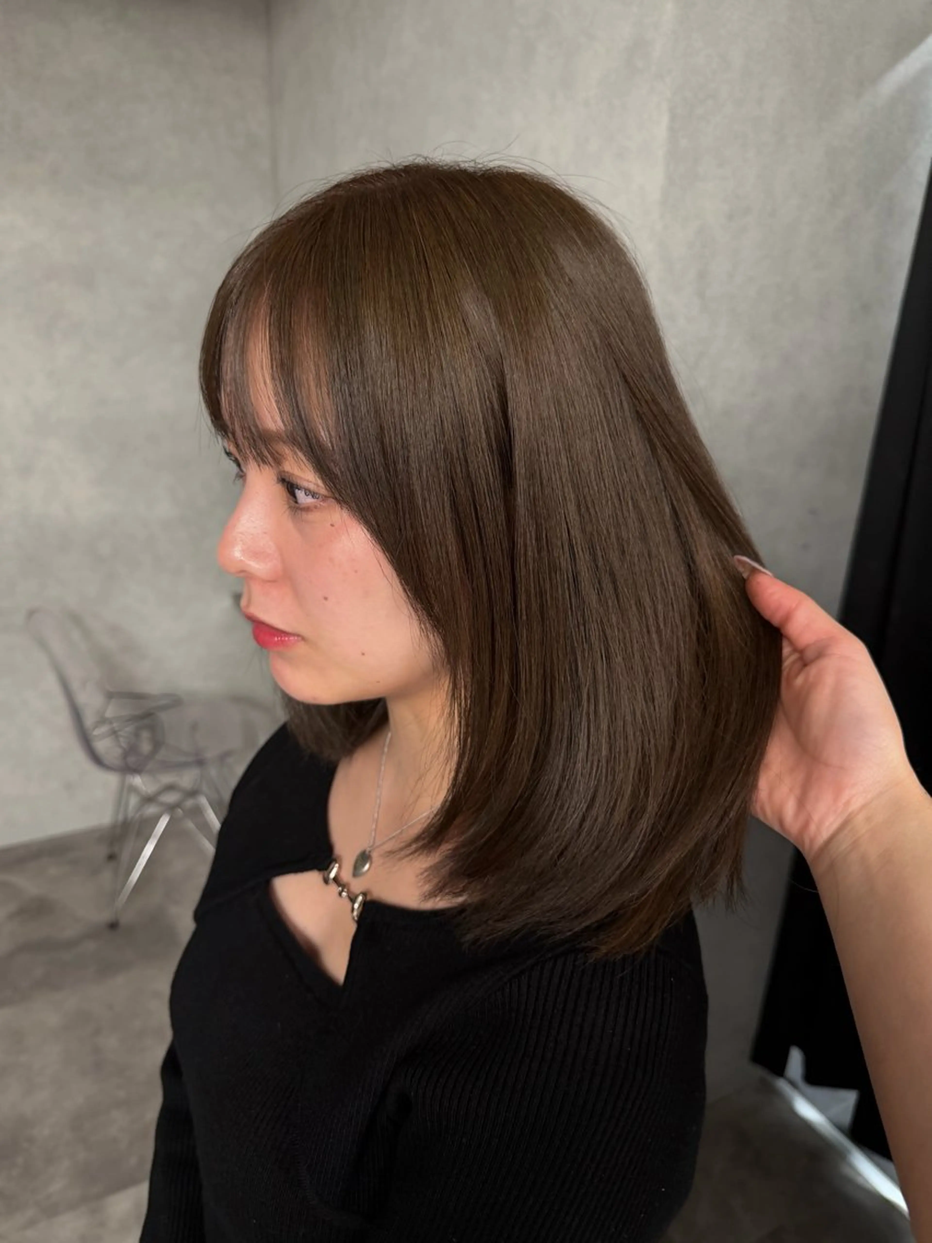 ロング ヘアカラー ハイトーン/渋谷 韓国風/Narukaのヘアスタイル