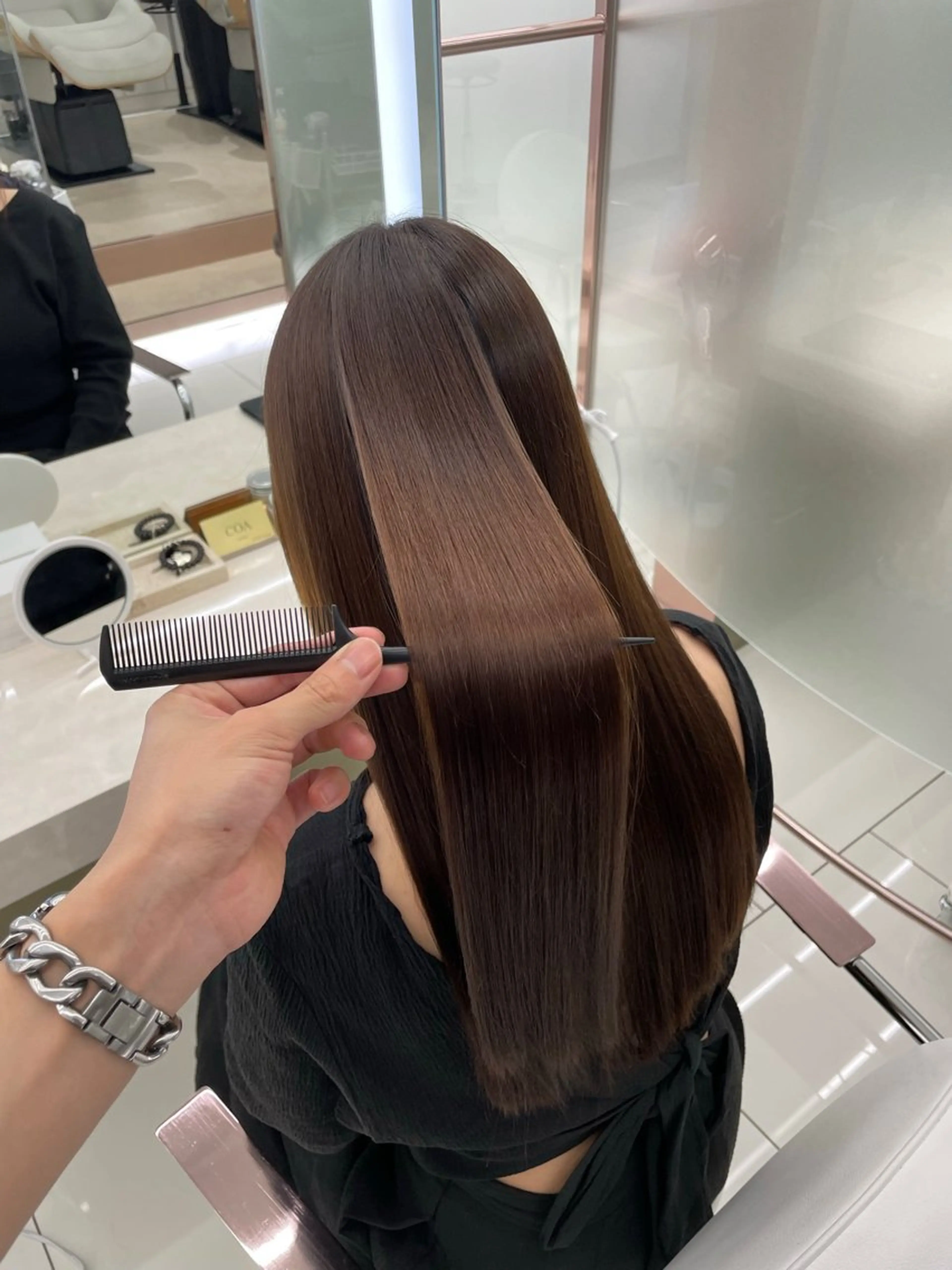 ロング 縮毛矯正 COA GINZA所属・COA GINZA/ Minamiのヘアスタイル