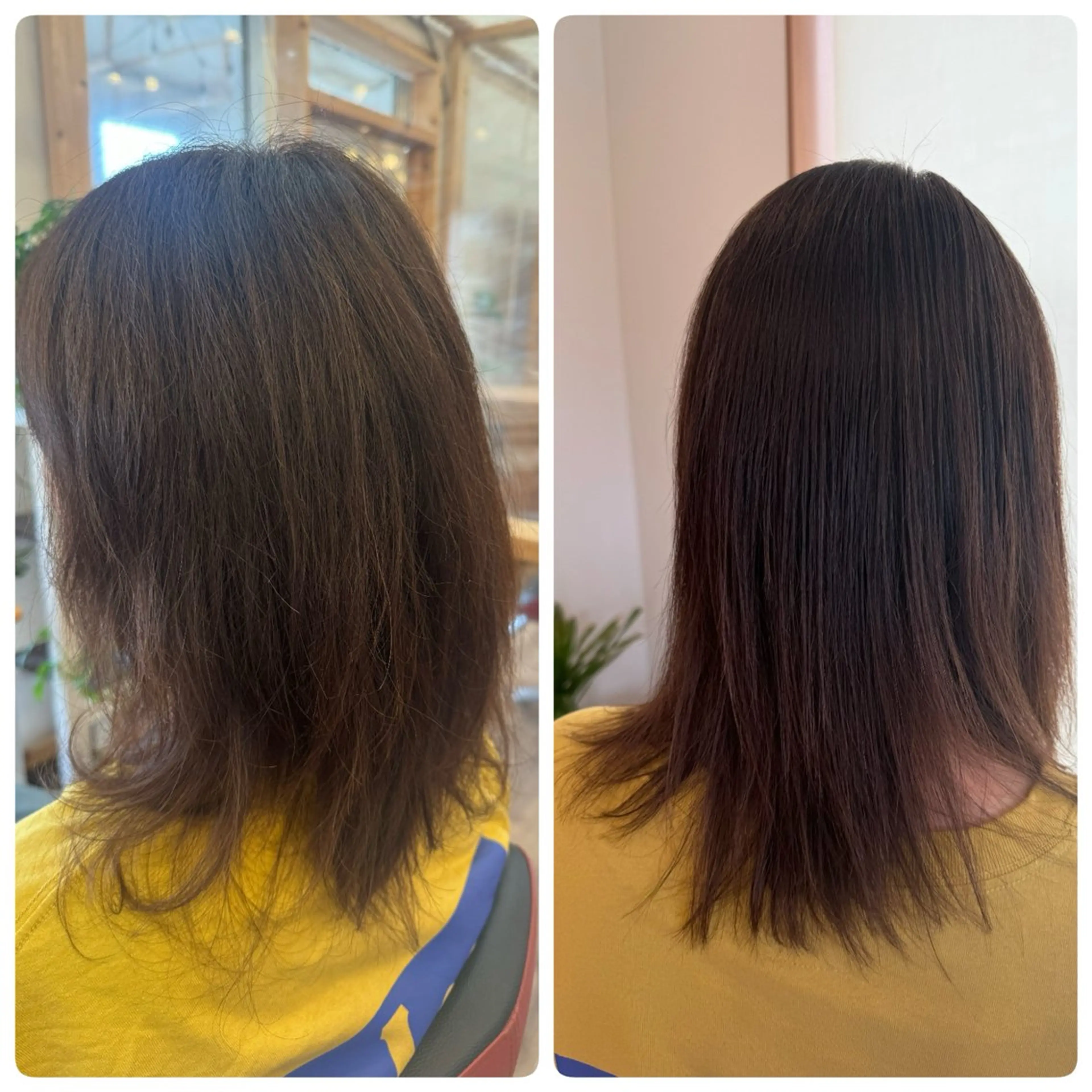 ミディアム カット 縮毛矯正 トリートメント Claire 【クレール】所属・富山駅徒歩8分/ 透明感カラーみきやのヘアスタイル