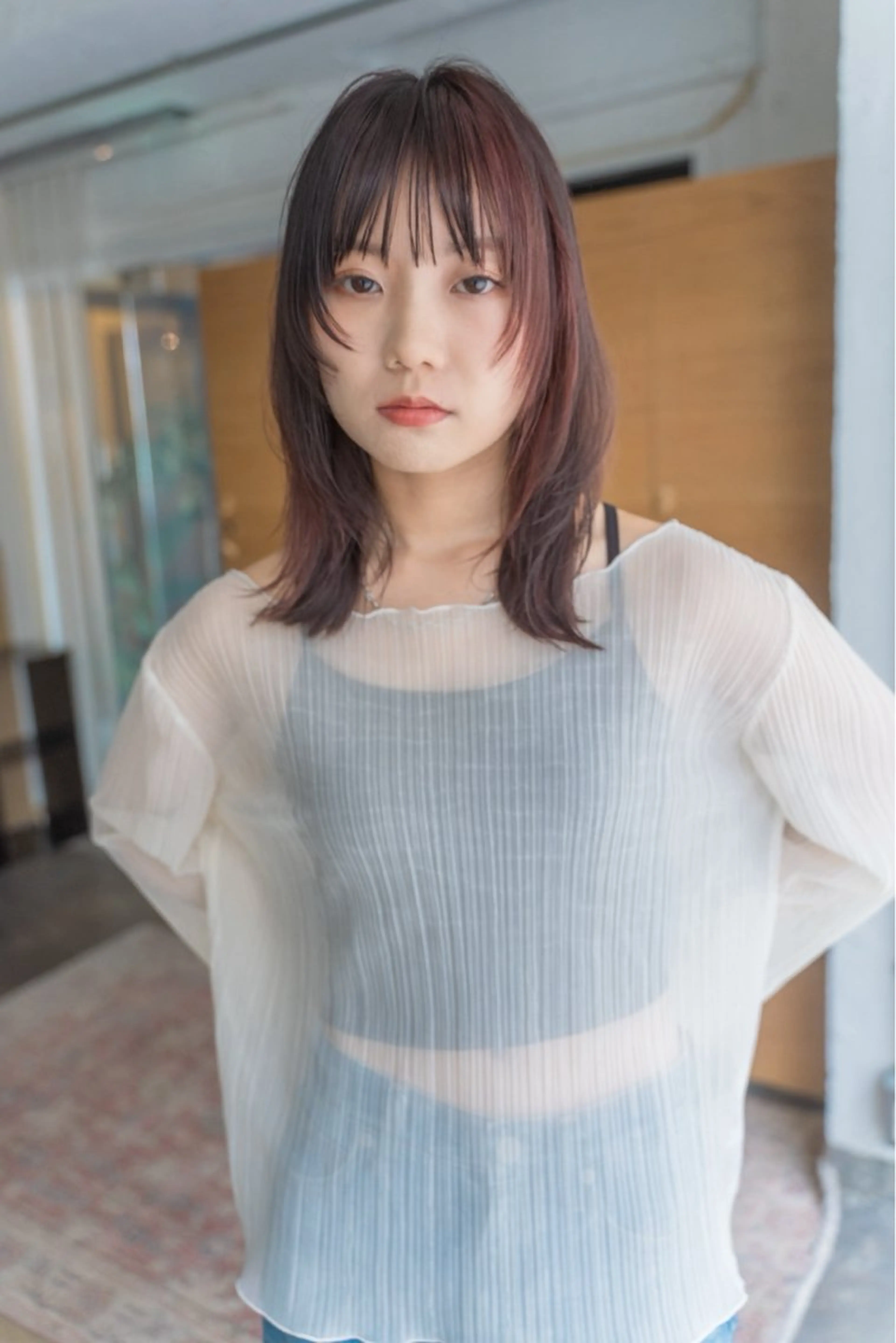 ミディアム   トワのヘアスタイル
