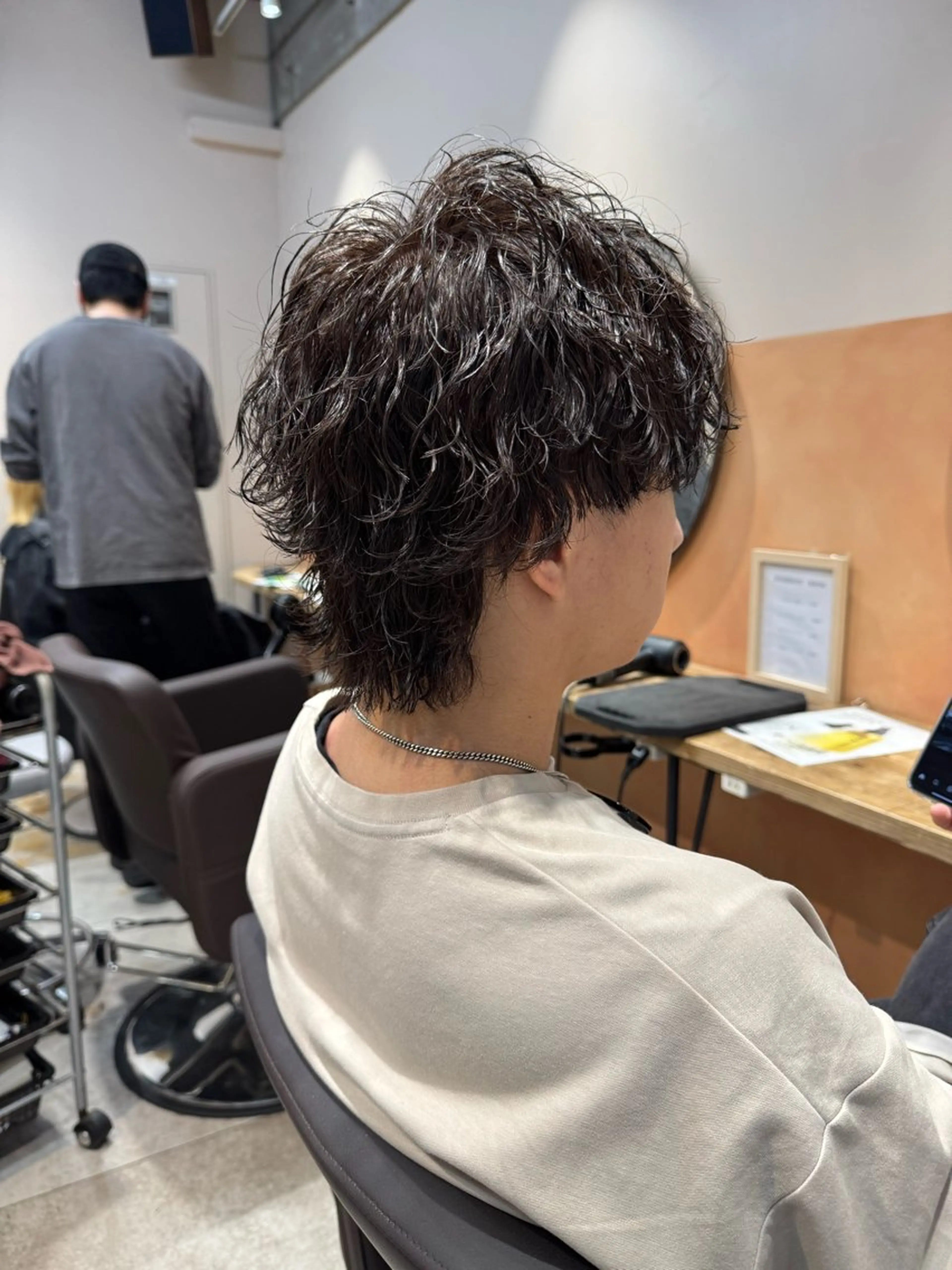 メンズ メンズパーマ 波巻きパーマ カット パーマ メンズ特化 TAKUYAのヘアスタイル