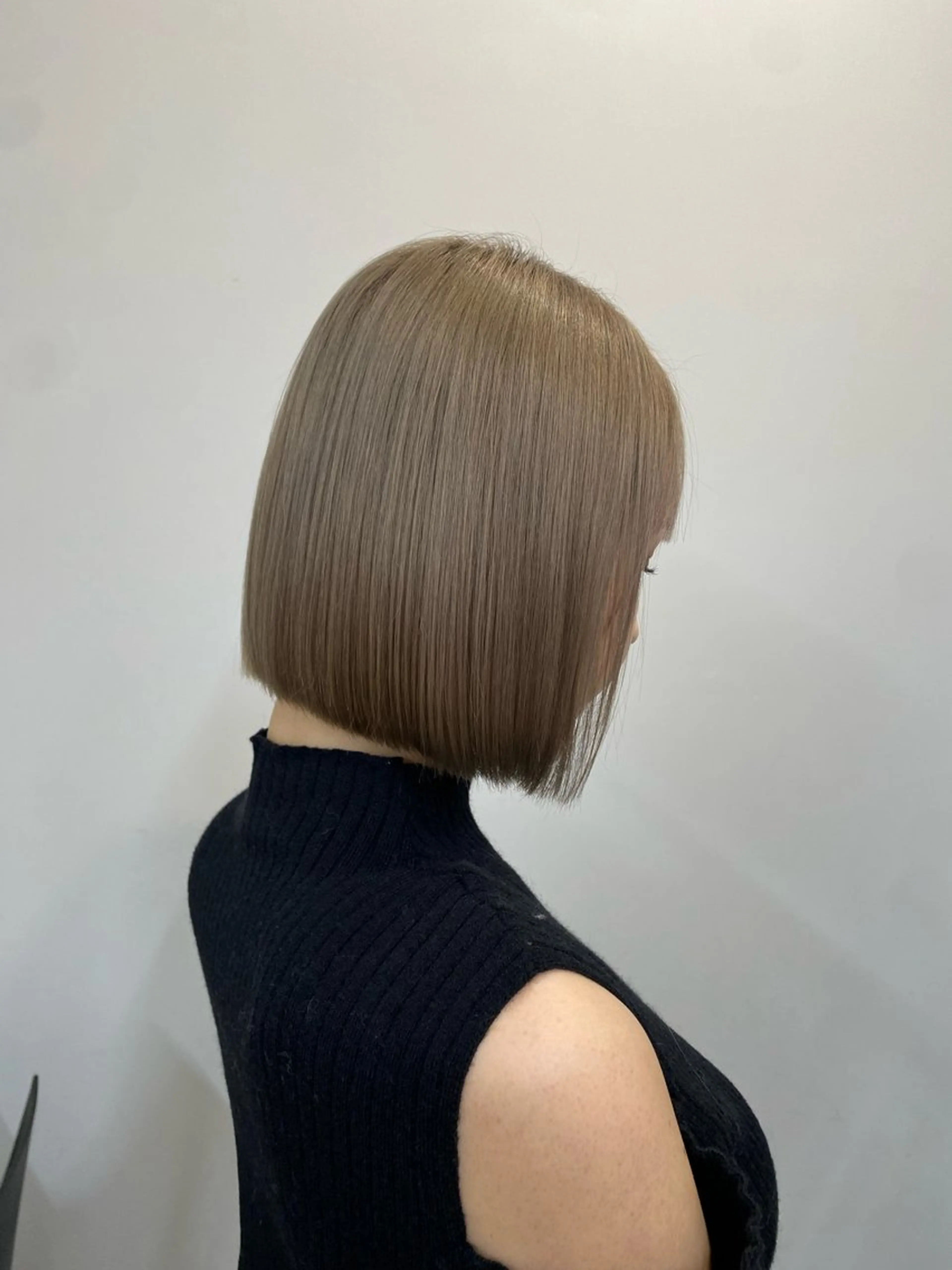 ショート カラー カット ヘアカラー ハイライト、レイヤー カット/西梅田/中西のヘアスタイル