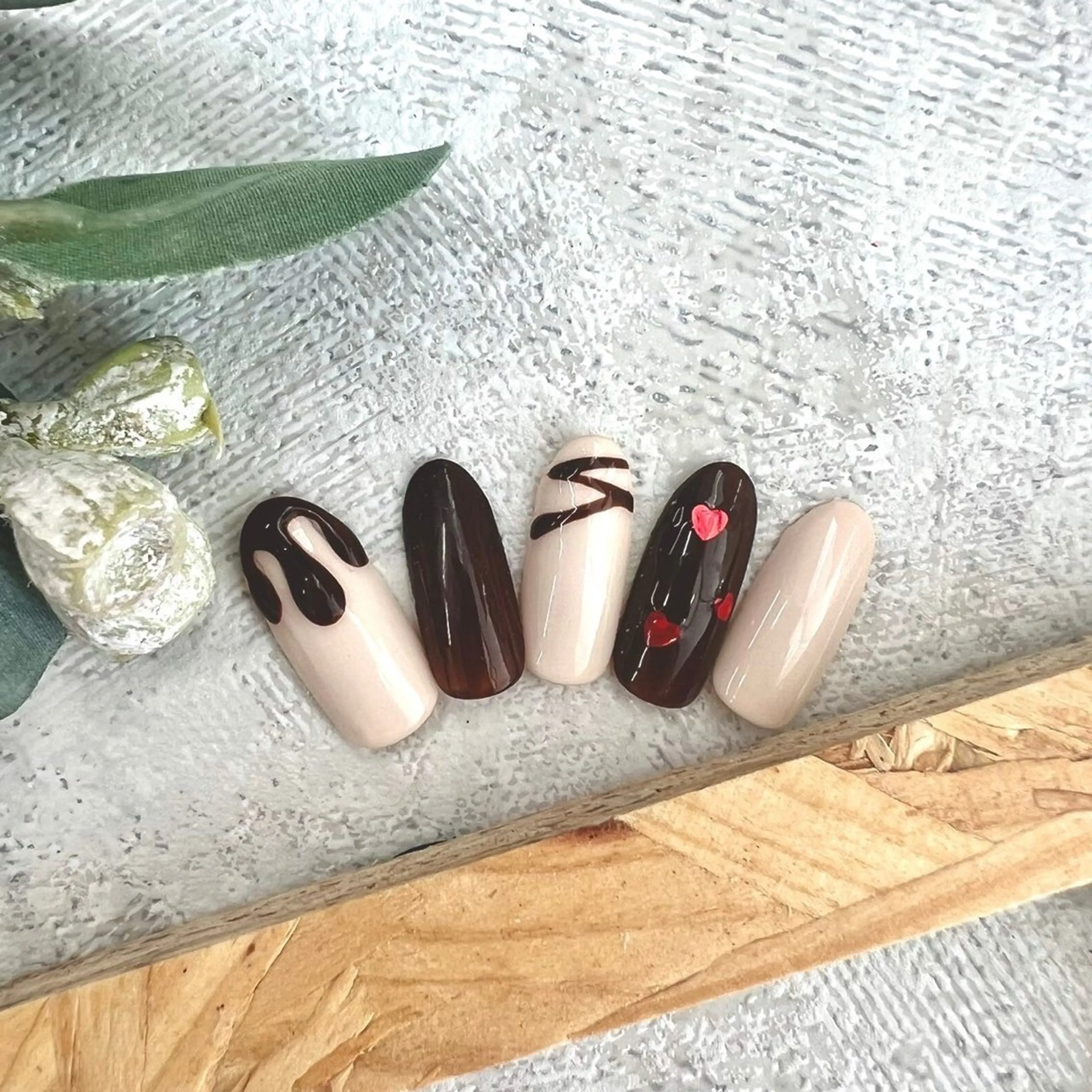 ネイル ⭐︎休業中の練習⭐︎ JNA認定講師髙橋のネイルデザイン