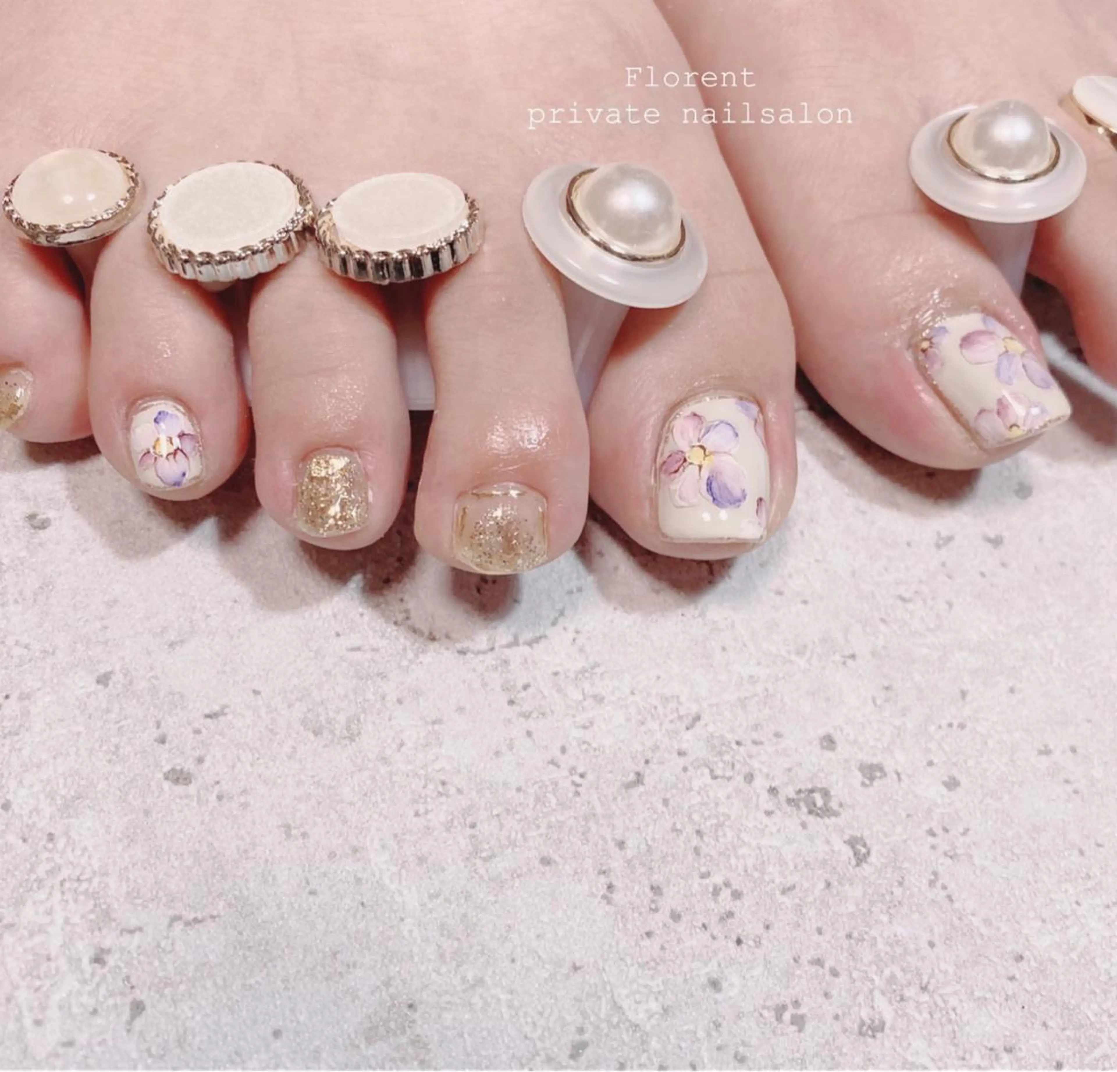 ネイル フットネイル florent nailのネイルデザイン
