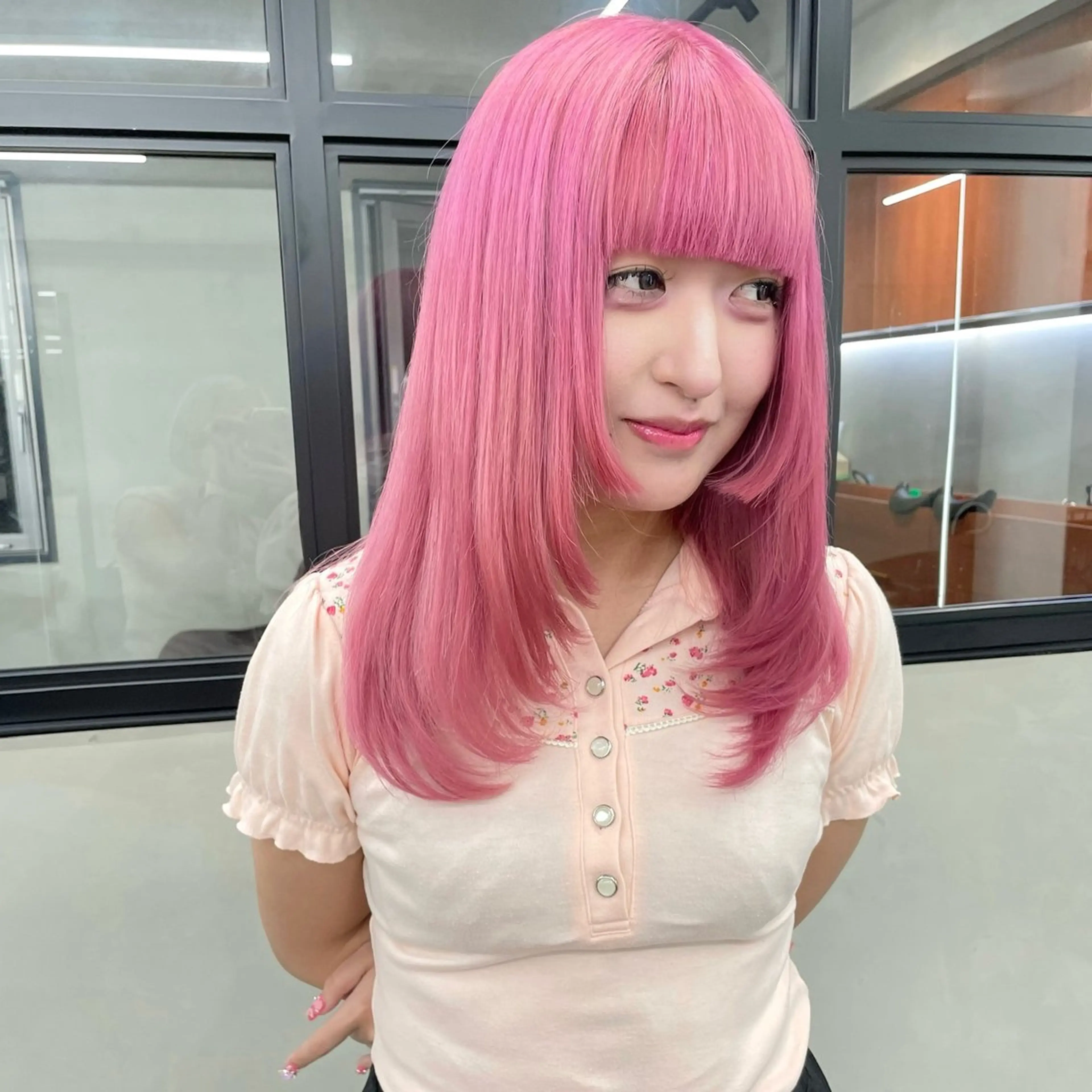 ロング カラー カット ヘアカラー トリートメント 🍒暖色カラー🍒 渋谷/YUUのヘアスタイル