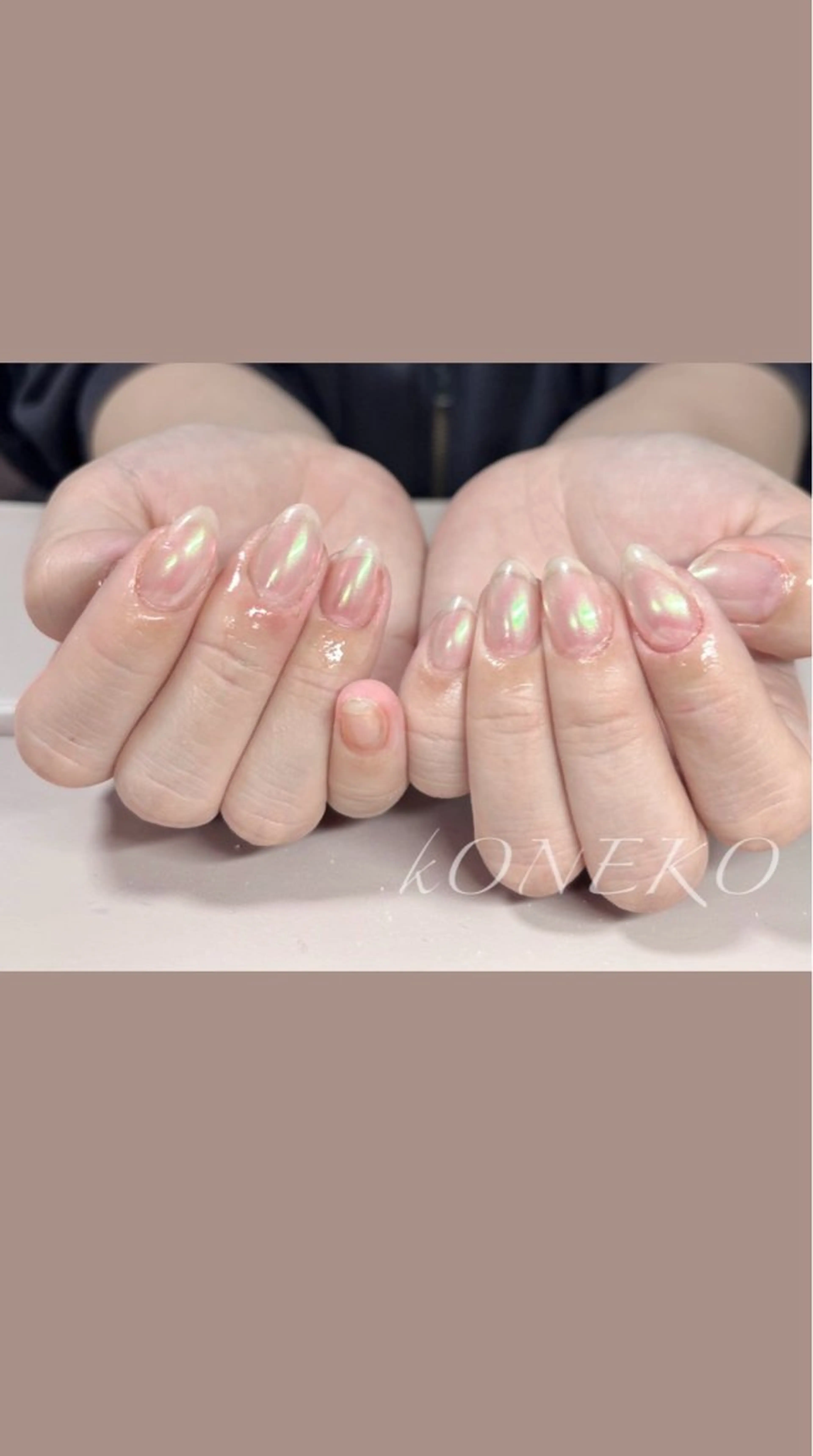 ネイル ハンドネイル コネコネイルサロン モデル用のネイルデザイン