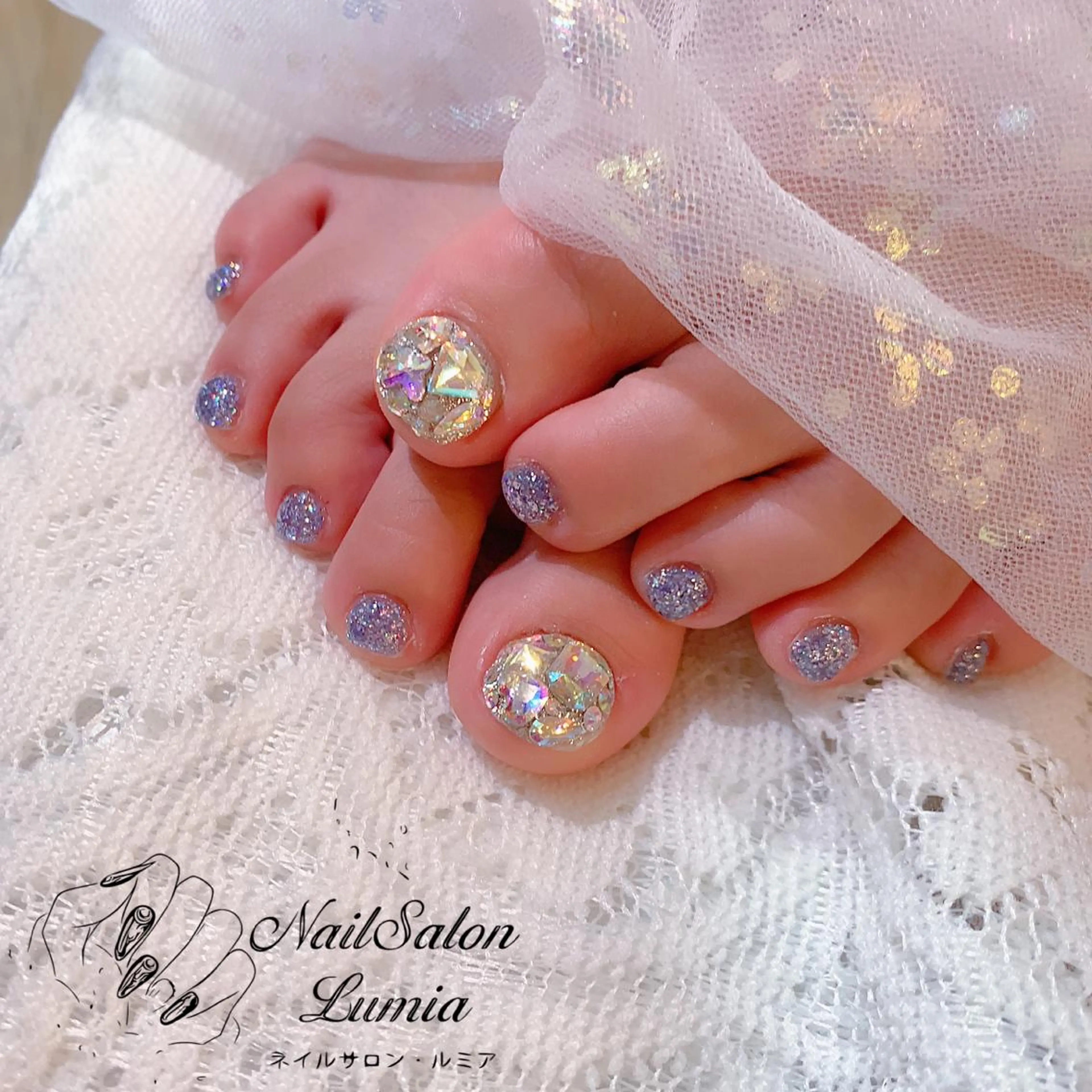 ネイル フットネイル ネイルサロン ルミア Lumia 店長のネイルデザイン