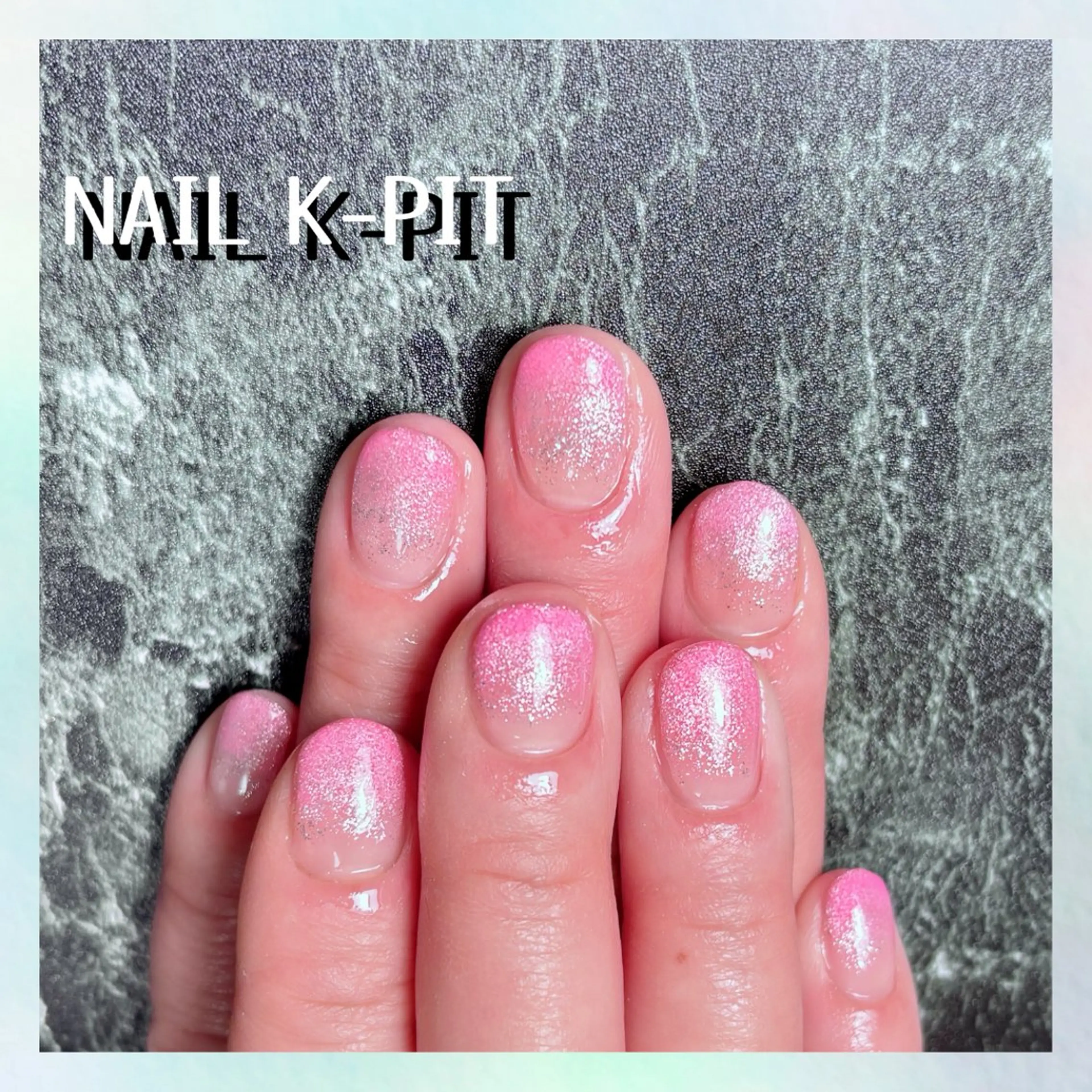 ネイル フラッシュネイル フラッシュマグ グラデーション キラキラネイル マグネットネイル ハンドネイル NAIL K-PIT ネイル ケーピットのネイルデザイン