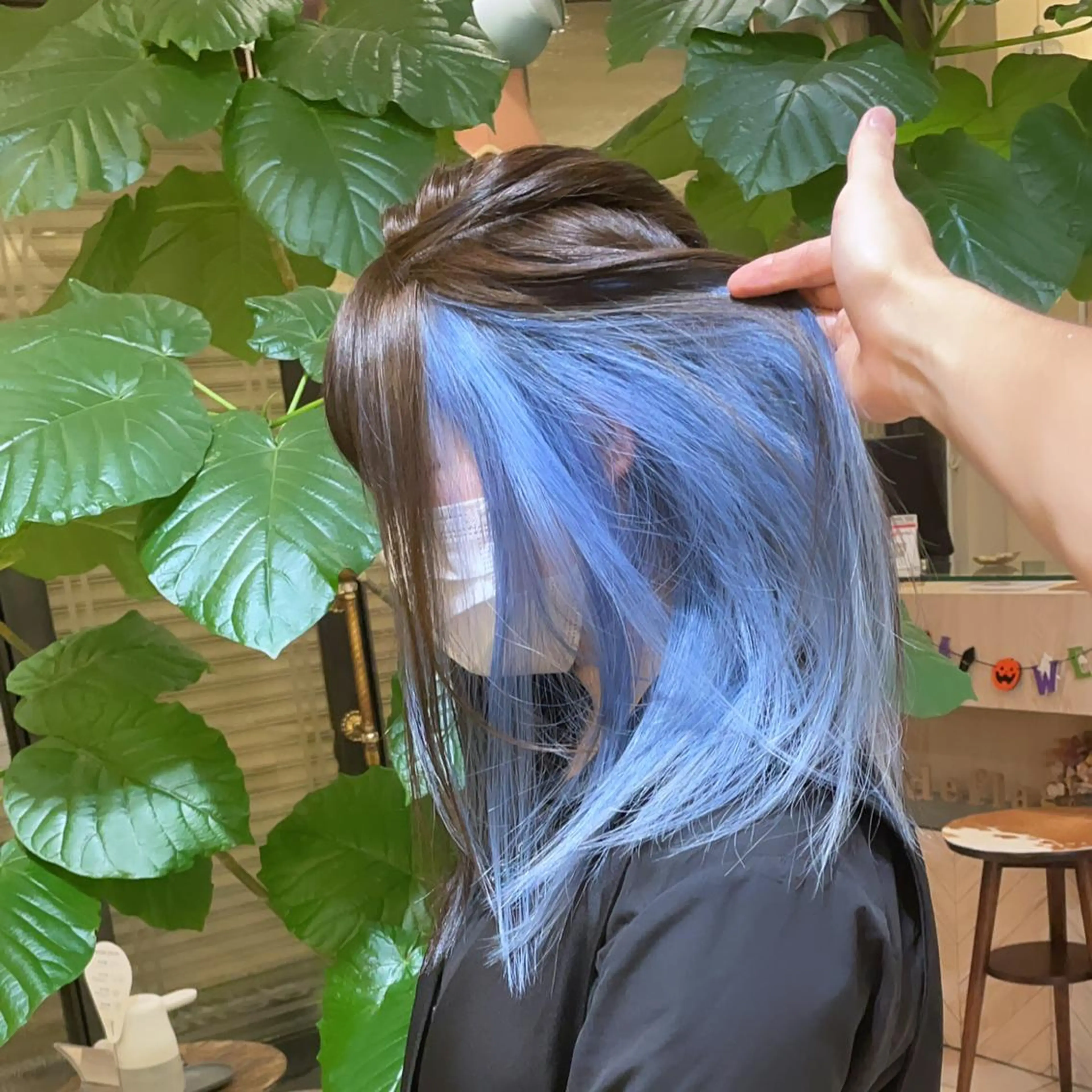 ミディアム カラー ブリーチ ケアブリーチ ヘアカラー トリートメント tet 店長 RIKITOのヘアスタイル