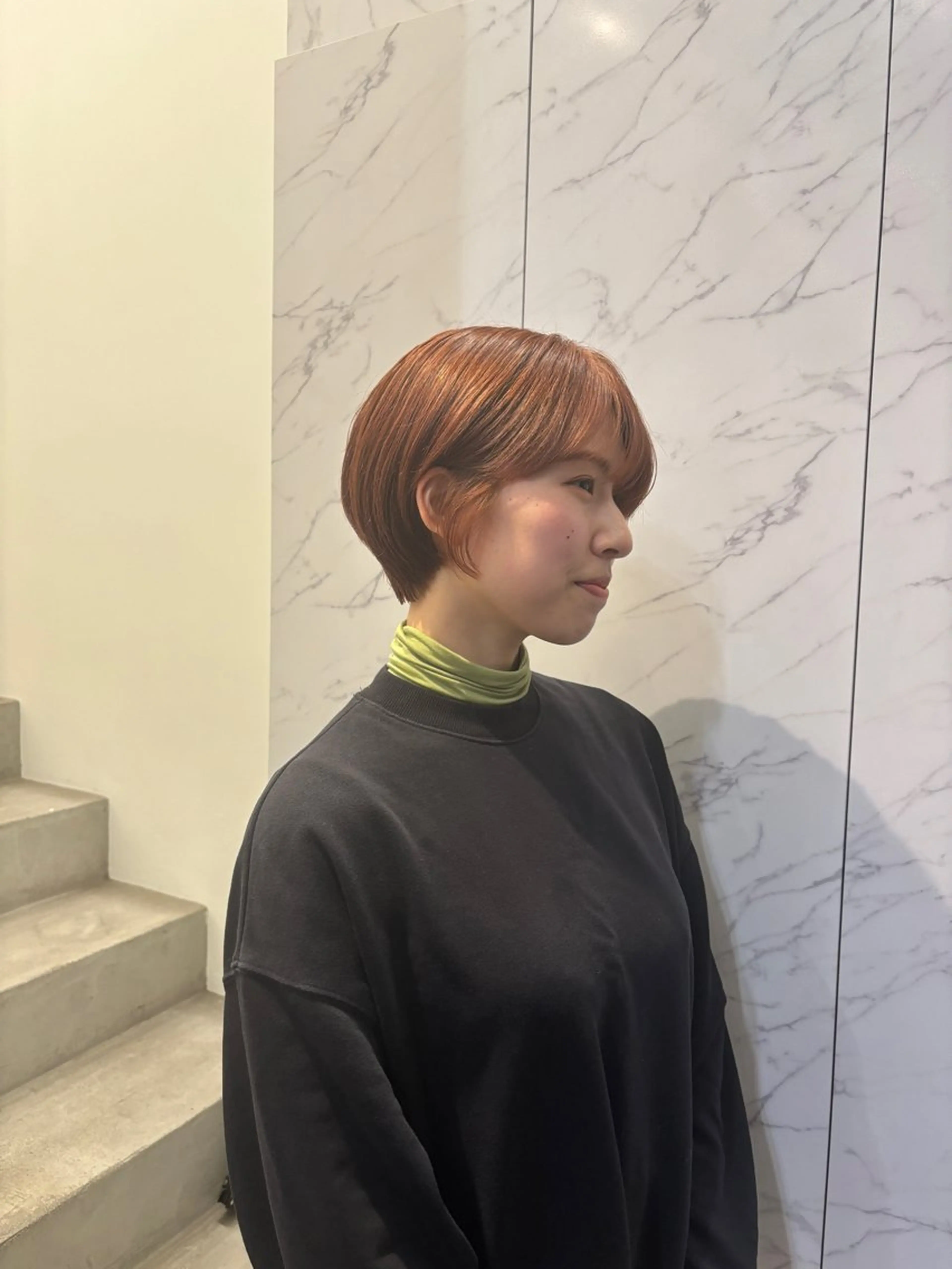 ショート 丸みショート ショートヘア miu /透明感カラーのヘアスタイル