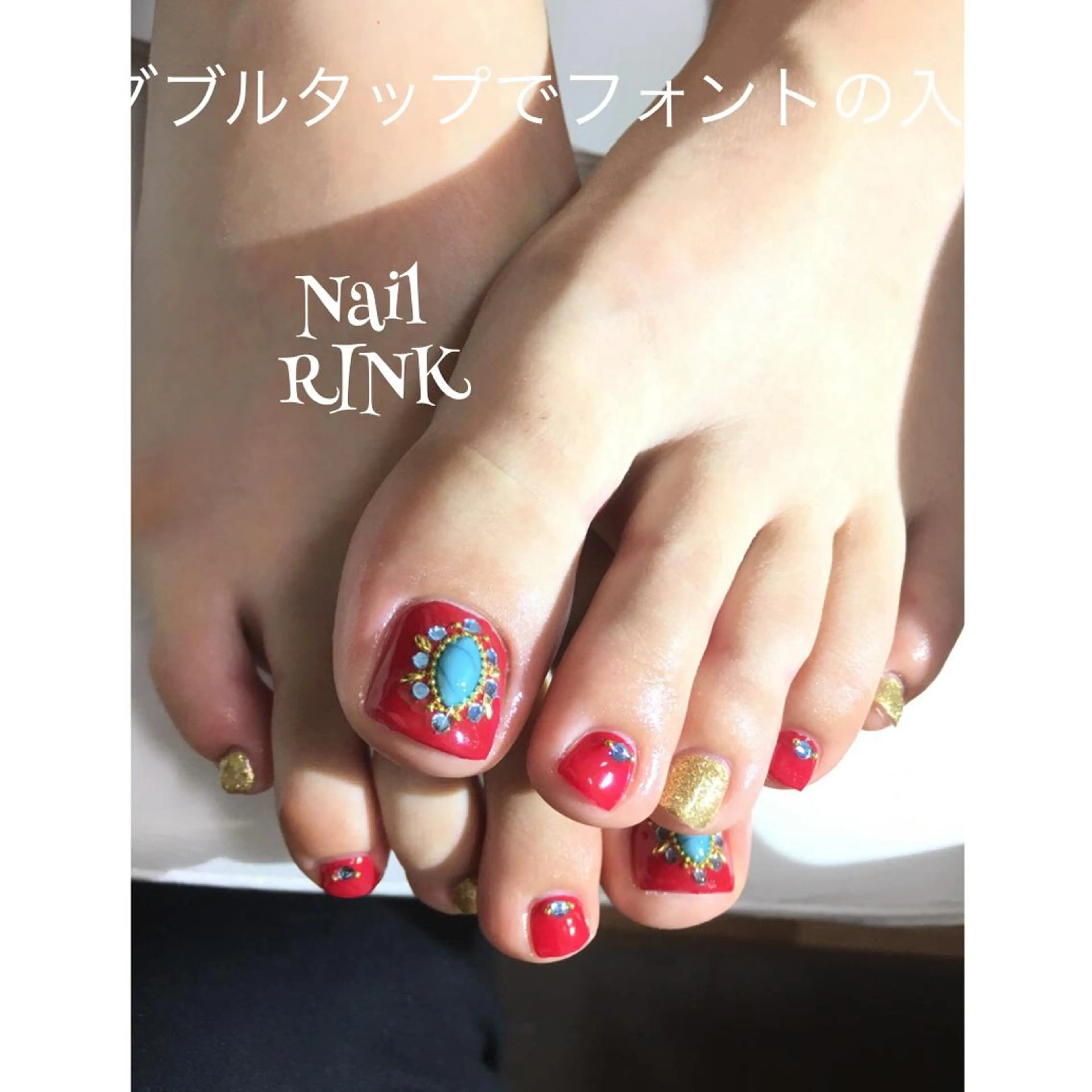 ネイル ゴールド Nail RINK (ネイルリンク)のネイルデザイン