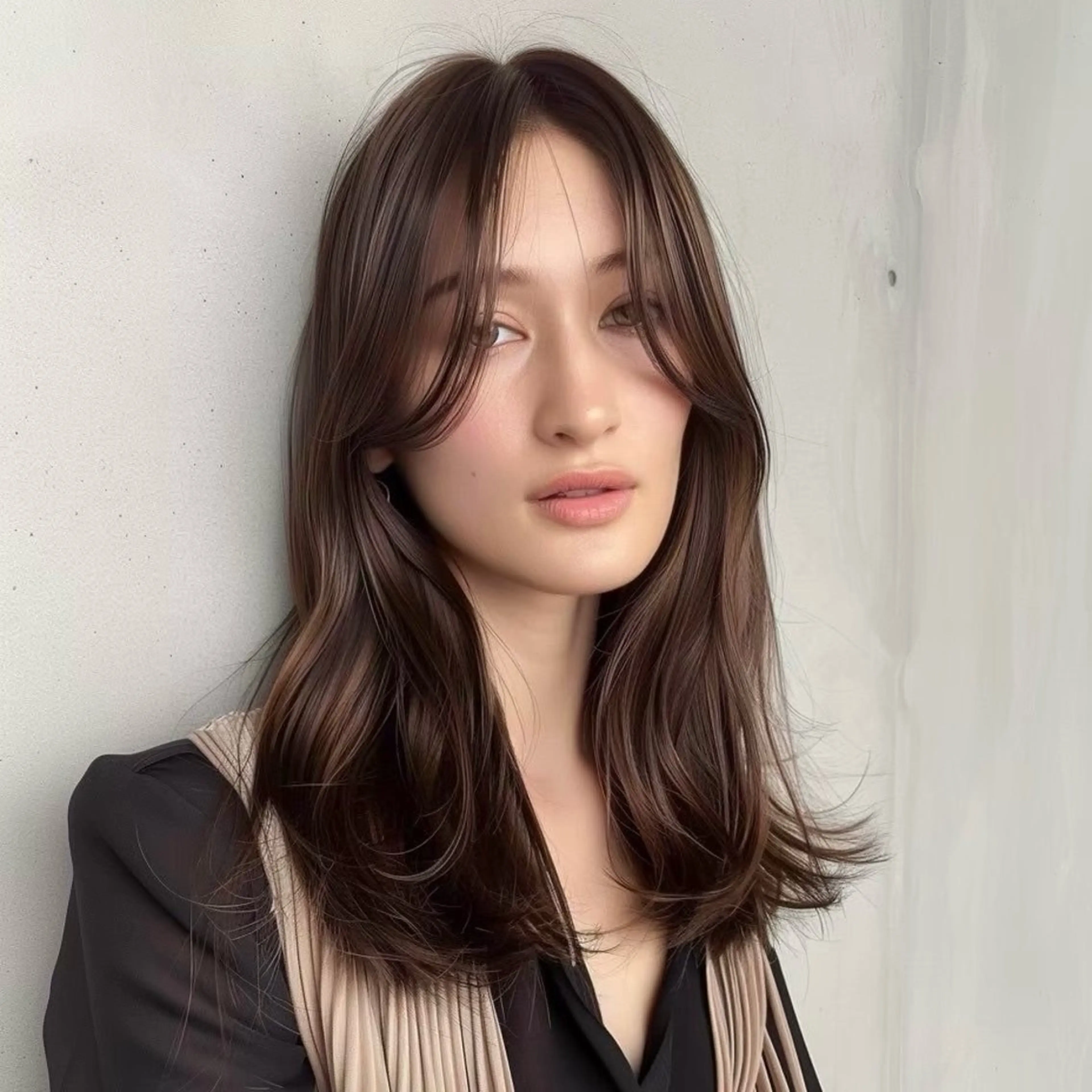 セミロング ヘアカラー トリートメント 髪質改善特化／透明感 カラー／ＡＫＡＮＥ♡のヘアスタイル