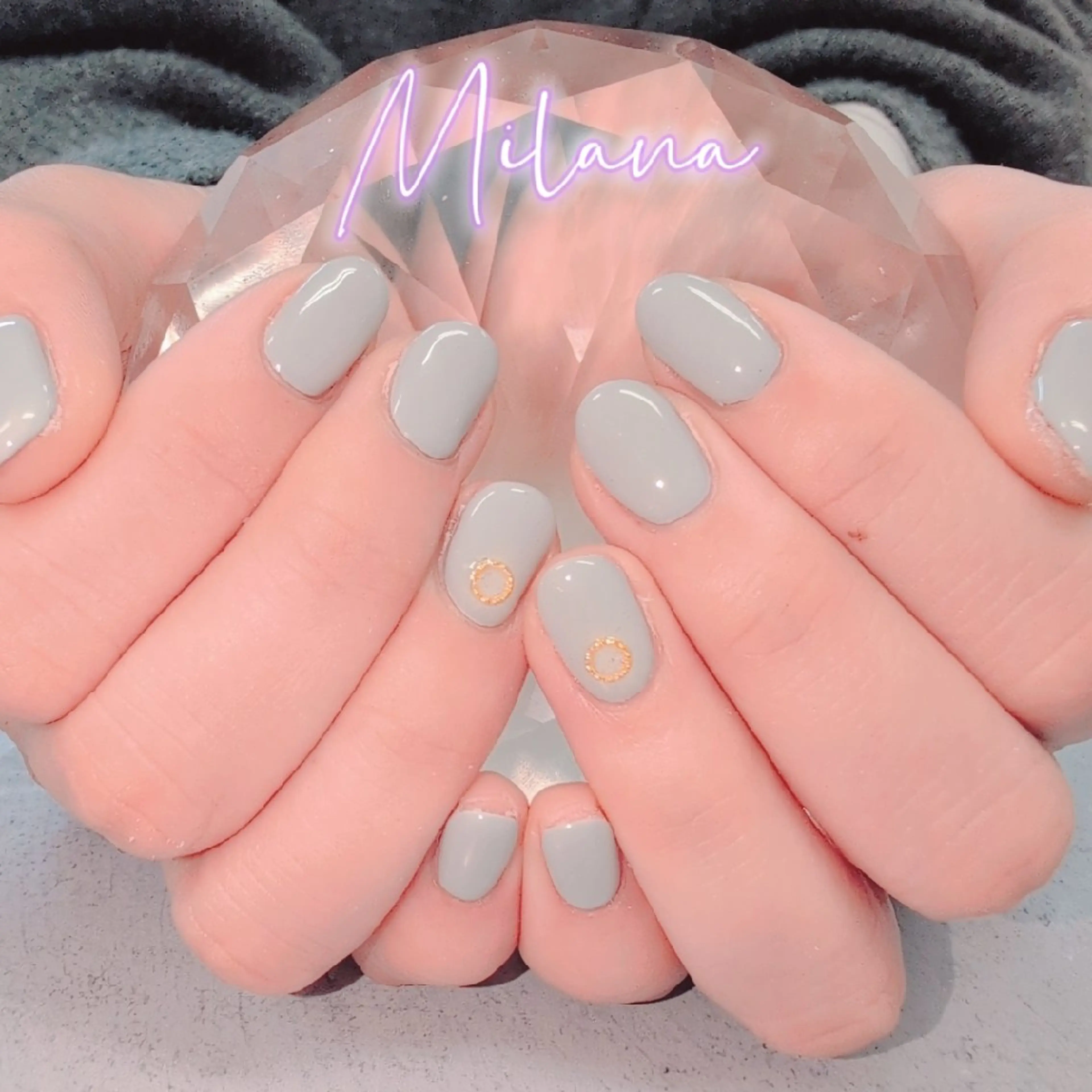 ネイル ワンカラーネイル ハンドネイル Milana 川瀬のネイルデザイン
