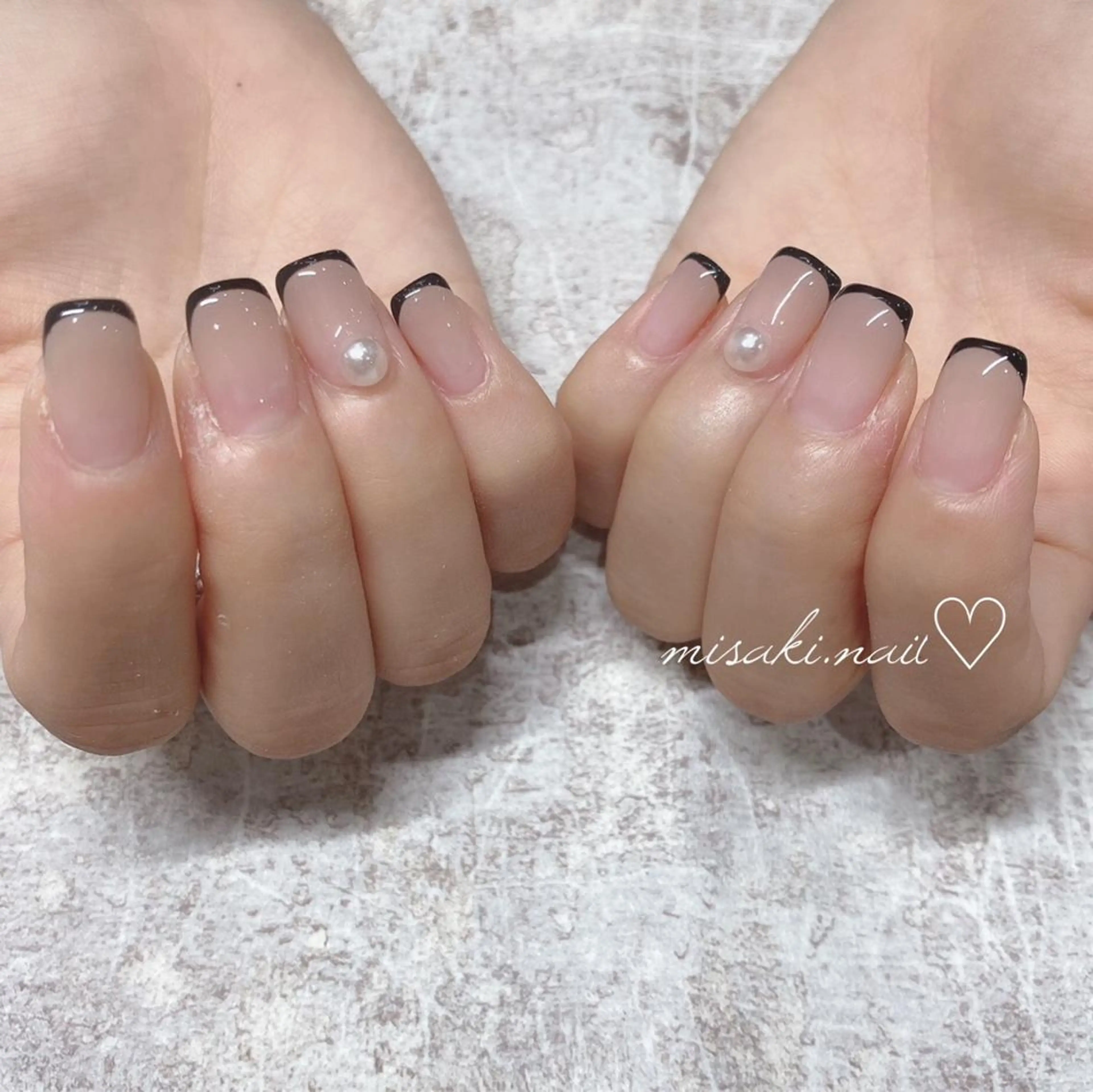 ネイル 韓国ネイル ワンホンネイル ハンドネイル nailsalon miinailsのネイルデザイン