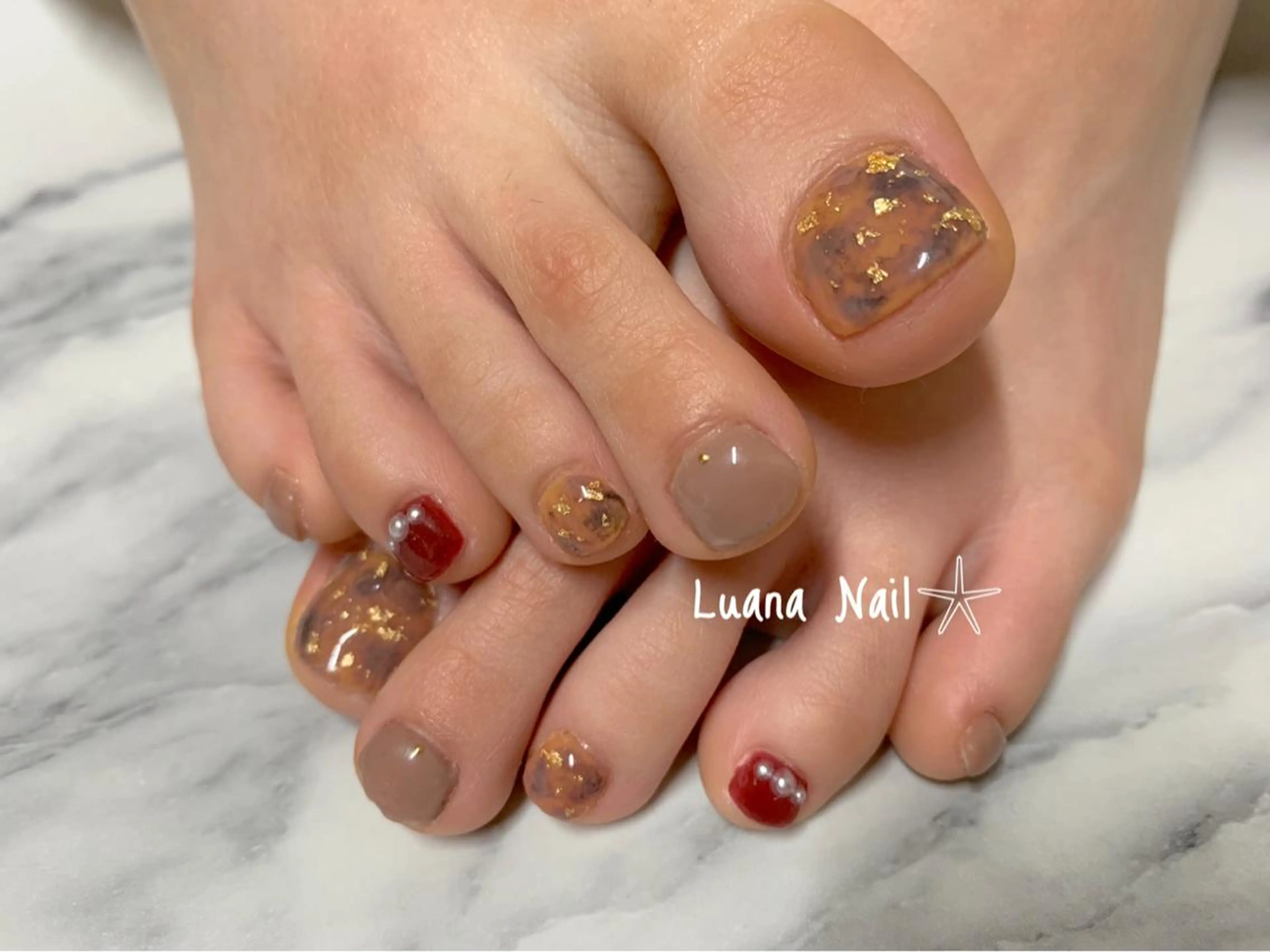 フット ✩ オフ込み 持ち込みデザイン(やり放題)の写真