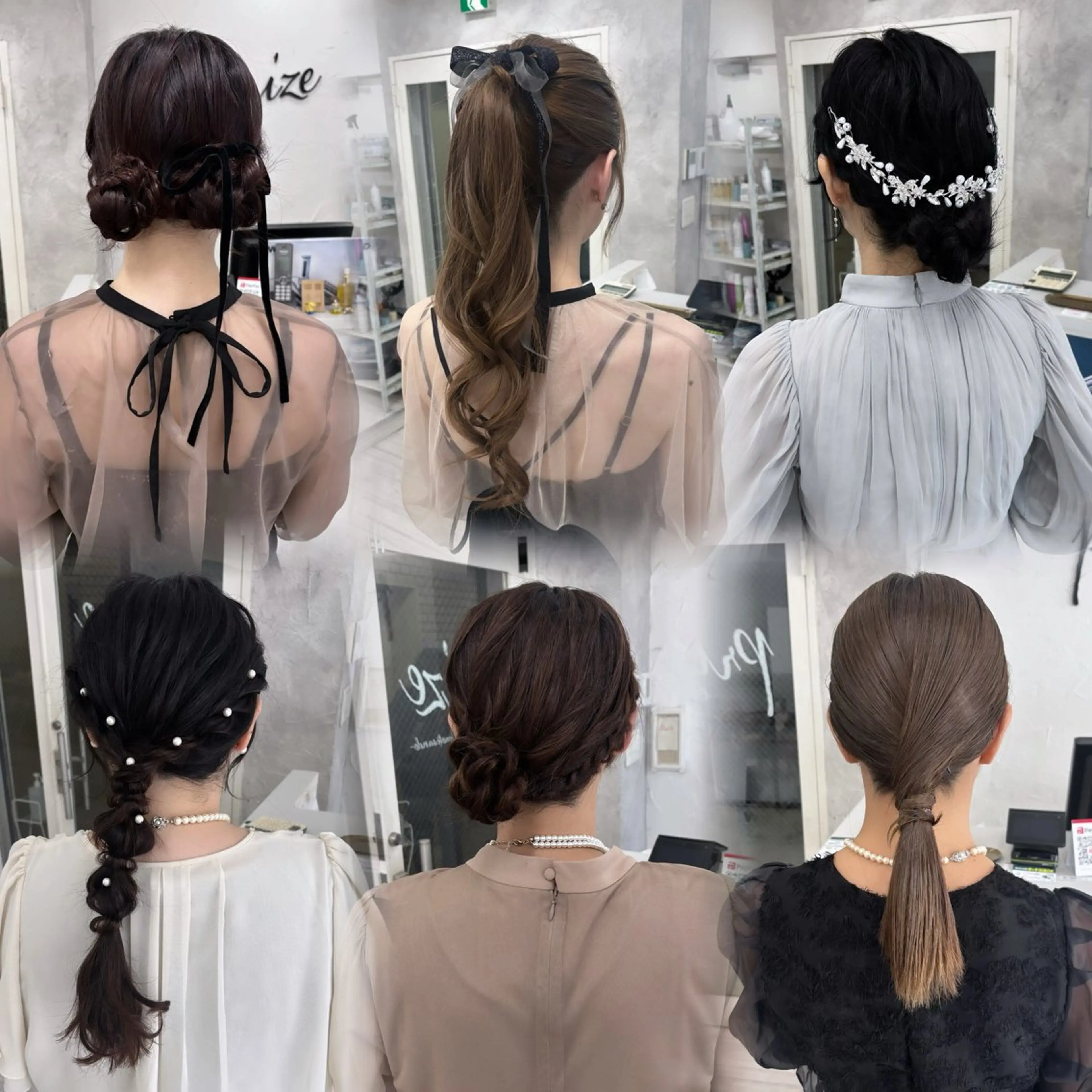 セミロング ヘアアレンジ ヘアセット 🎀 YURI 🎀 ヘアアレンジ  原宿のヘアスタイル