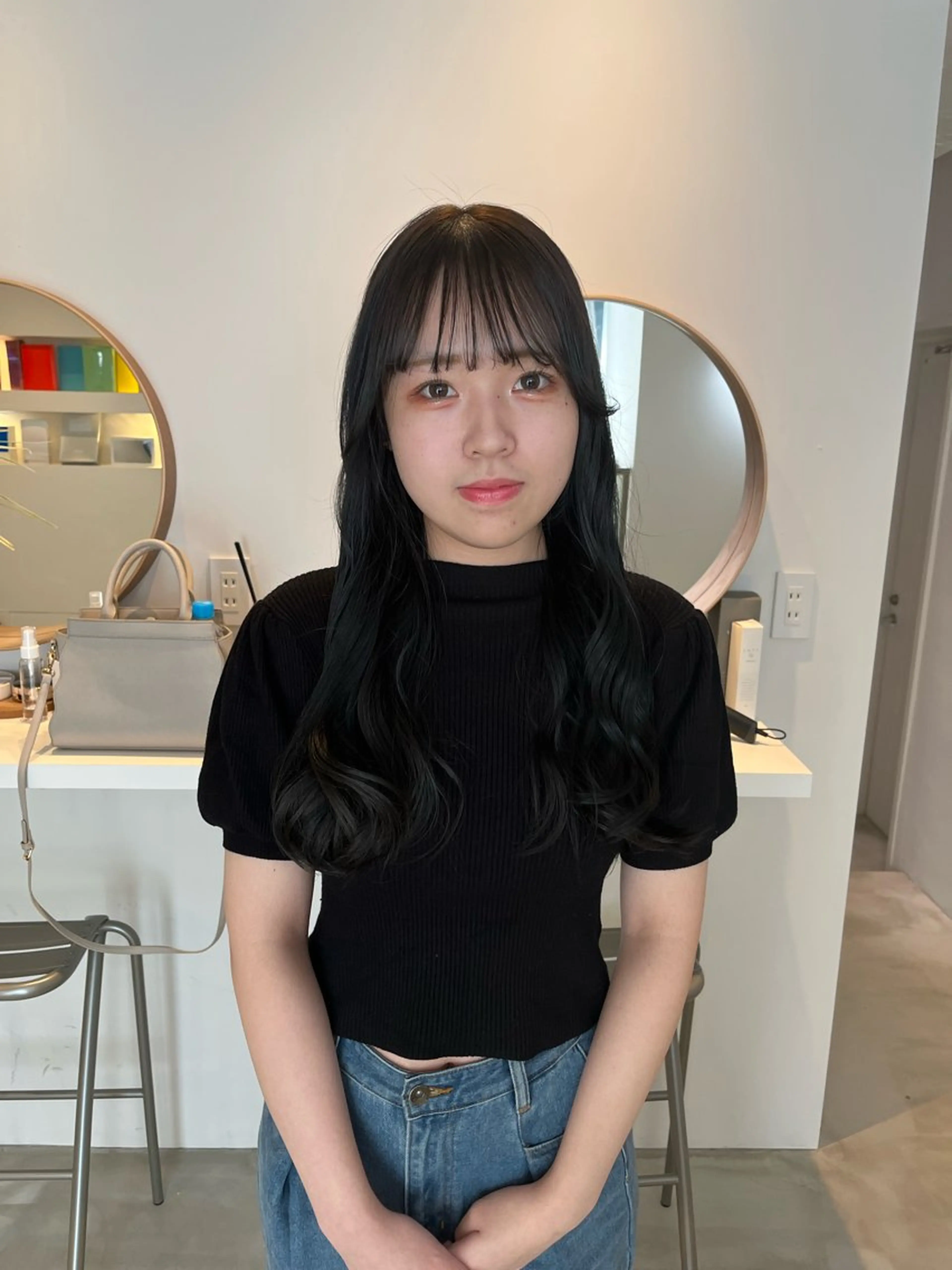 ロング ALLYS 渋谷店所属・最高級の艶のある カラーmei🎨のヘアスタイル