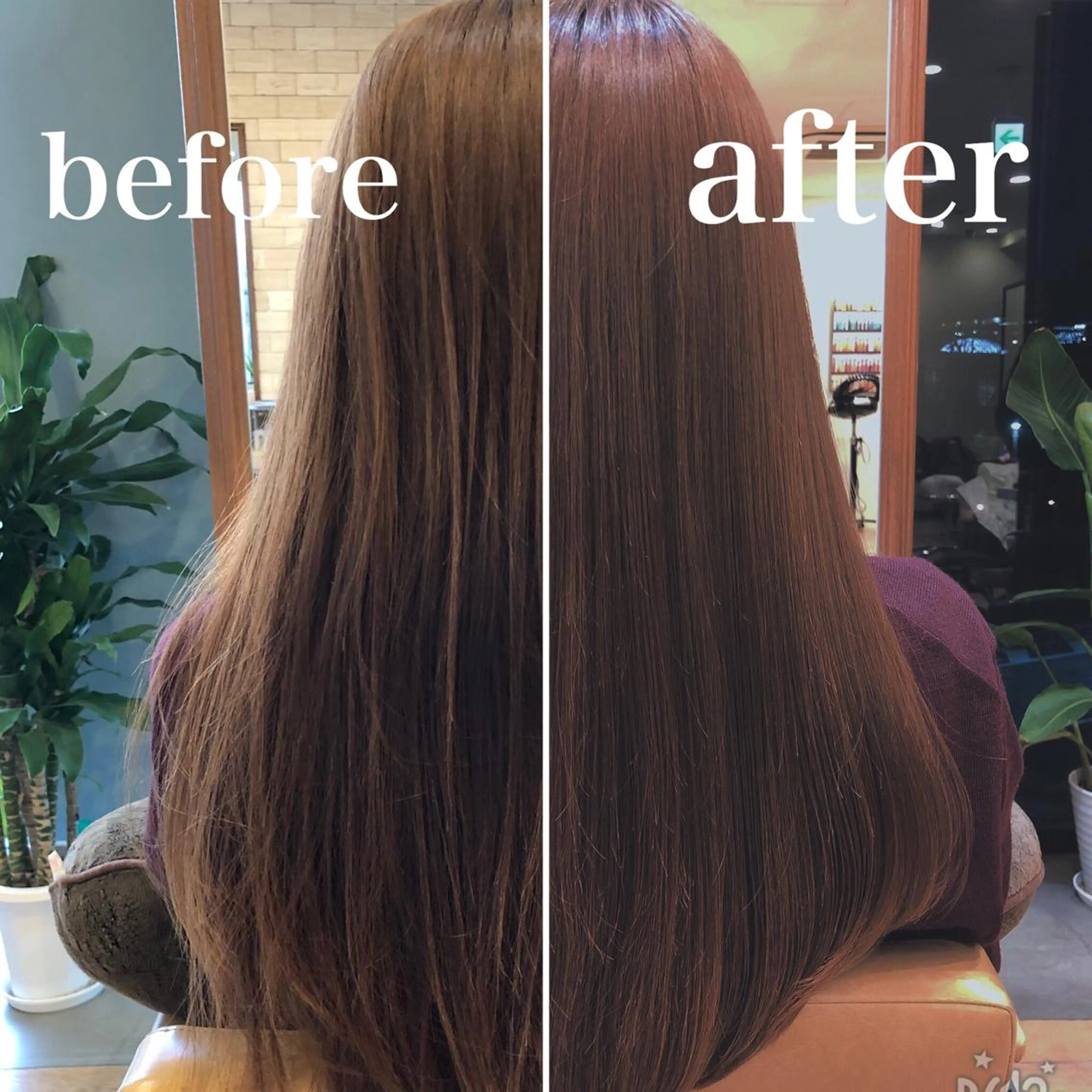 セミロング 韓国ヘア🇰🇷髪質 改善たけるのヘアスタイル