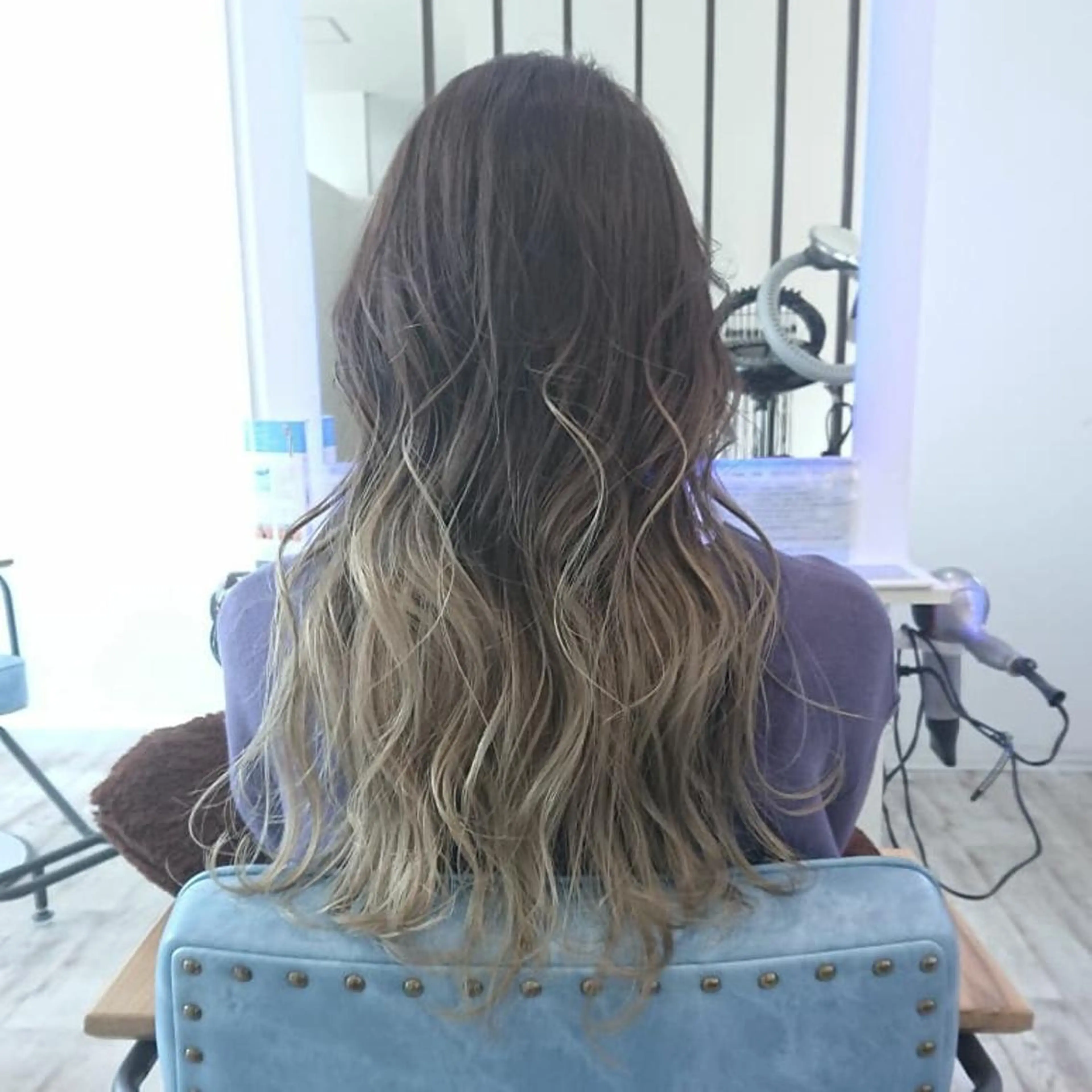 カラー ヘアアレンジ ロング 小林 伸行のヘアスタイル