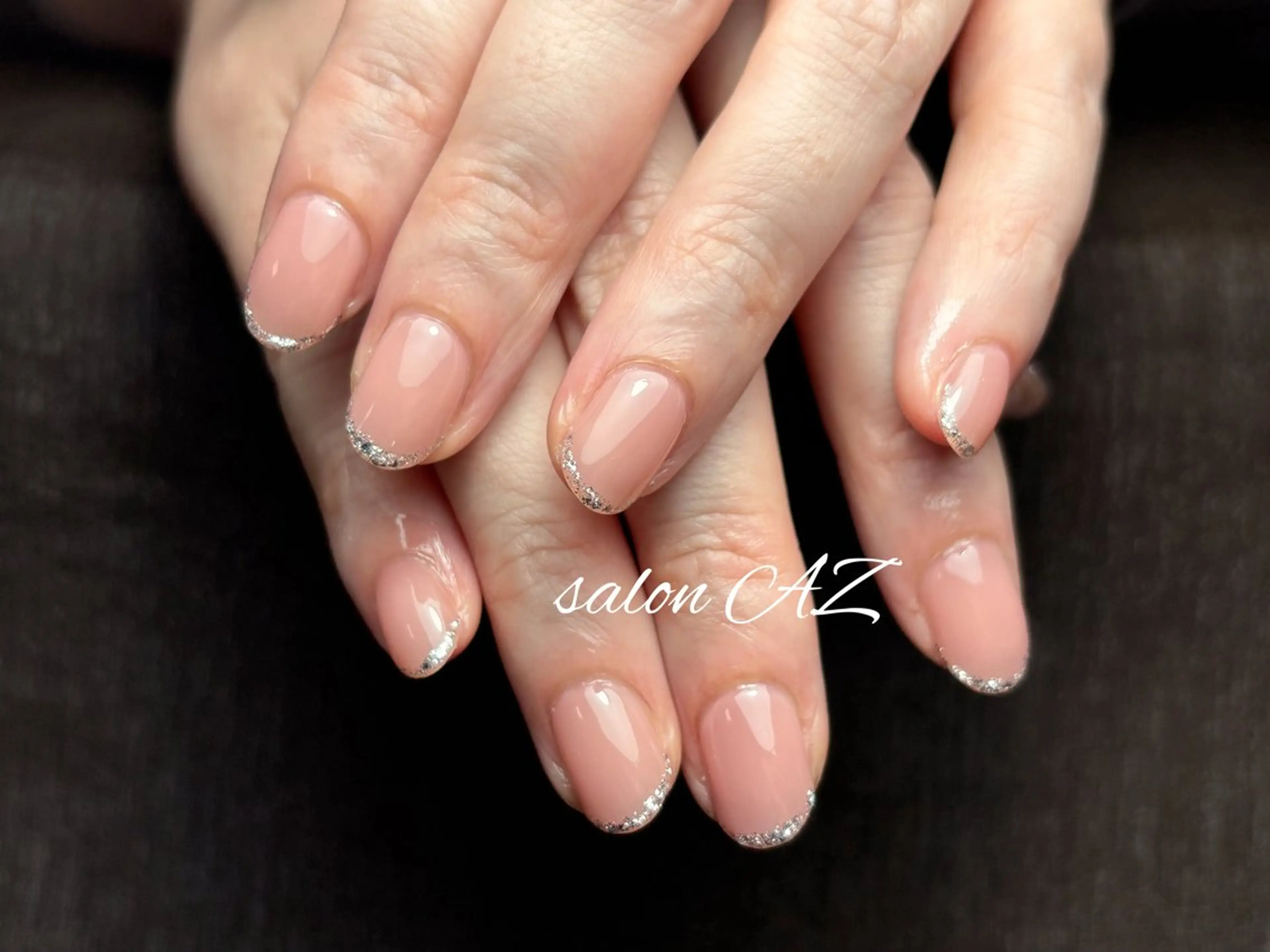 ネイル アートネイル 長さ出し フットネイル フレンチネイル ジェルネイル ハンドネイル salon AZのネイルデザイン