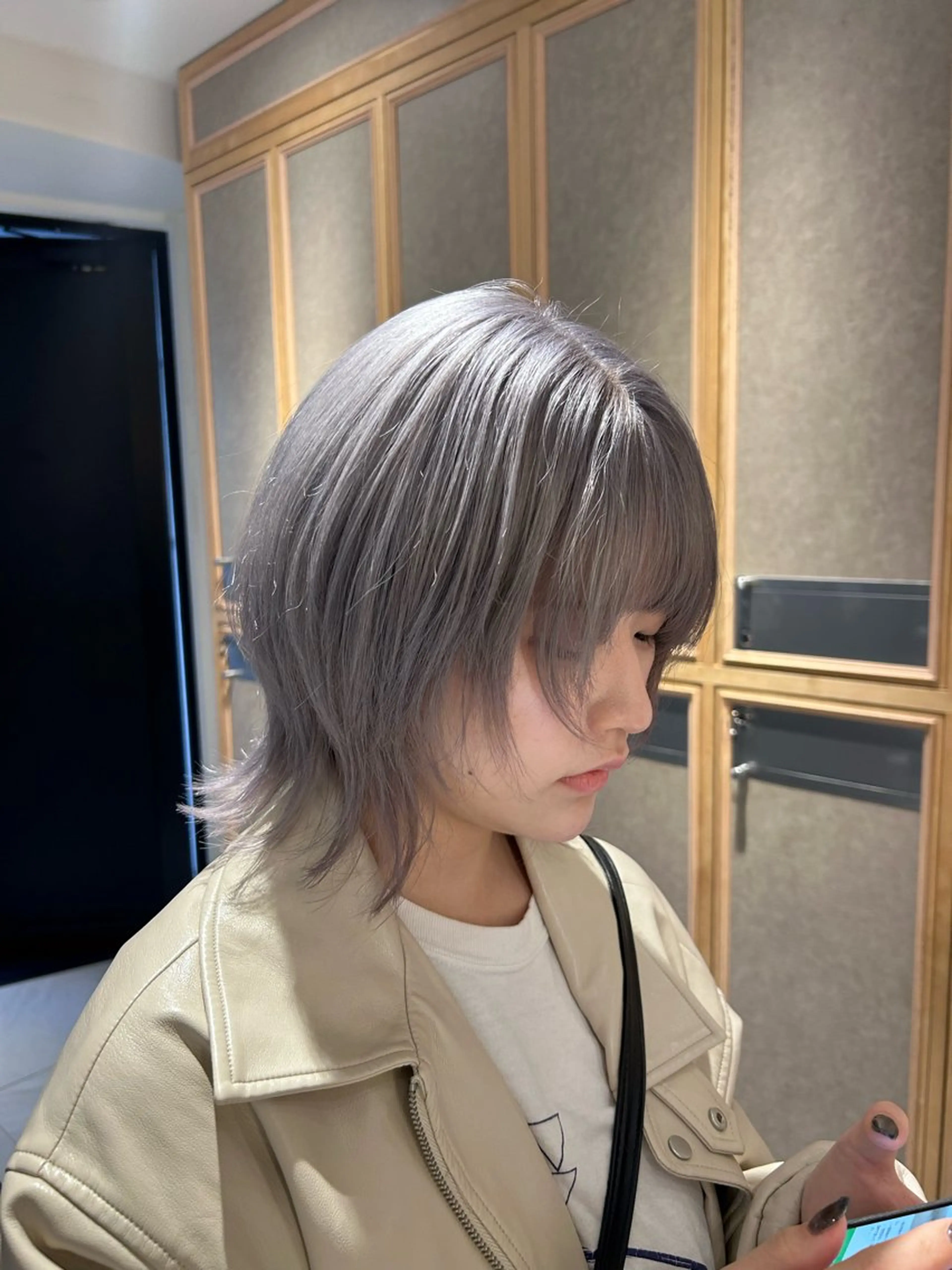 カラー ヘアカラー トリートメント ヘッドスパ ヘアセット miko🪽地毛風/ ハイトーン/レイヤーのヘアスタイル