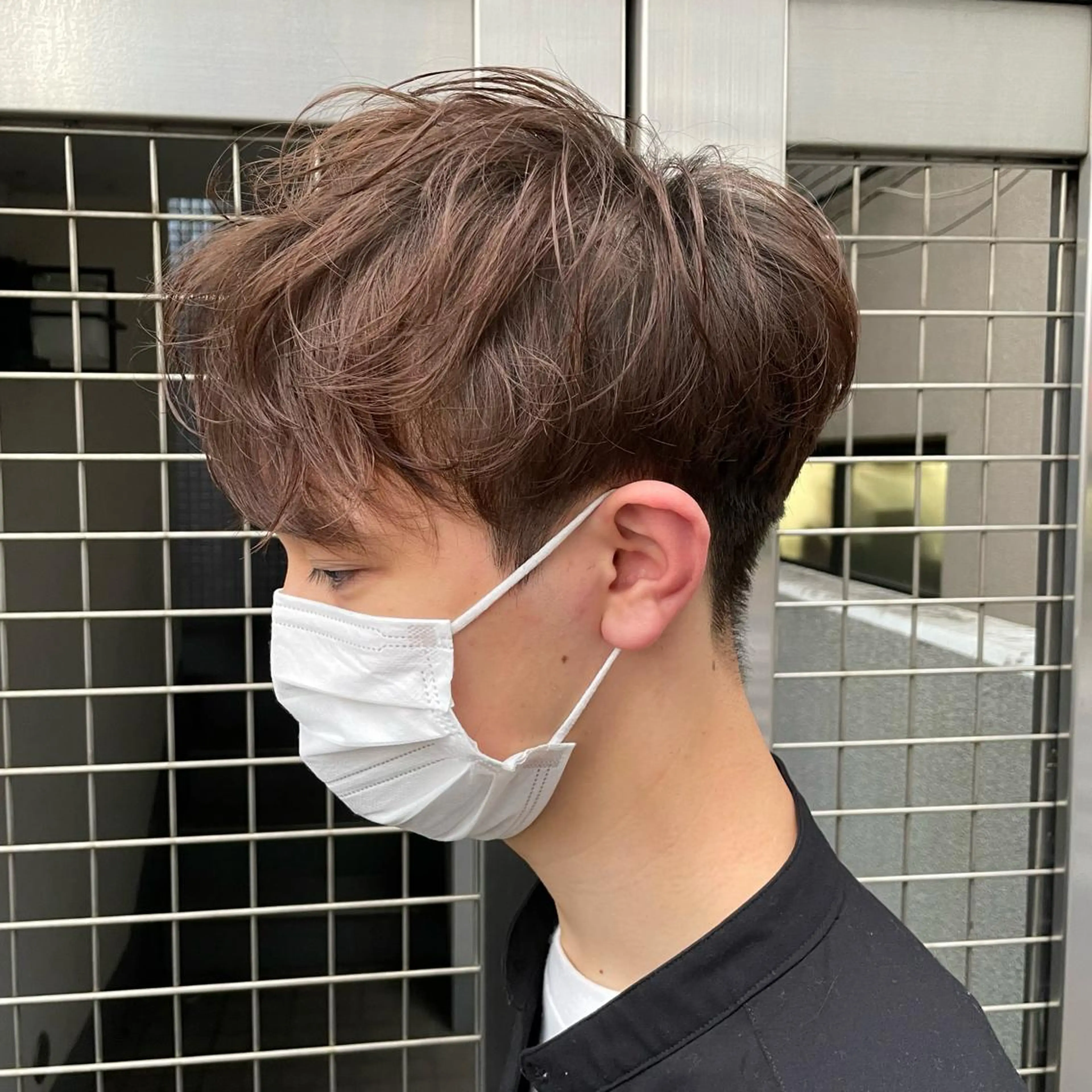 ショート カラー パーマ メンズ 【メンズ縮毛矯正】 田中秀斗のヘアスタイル