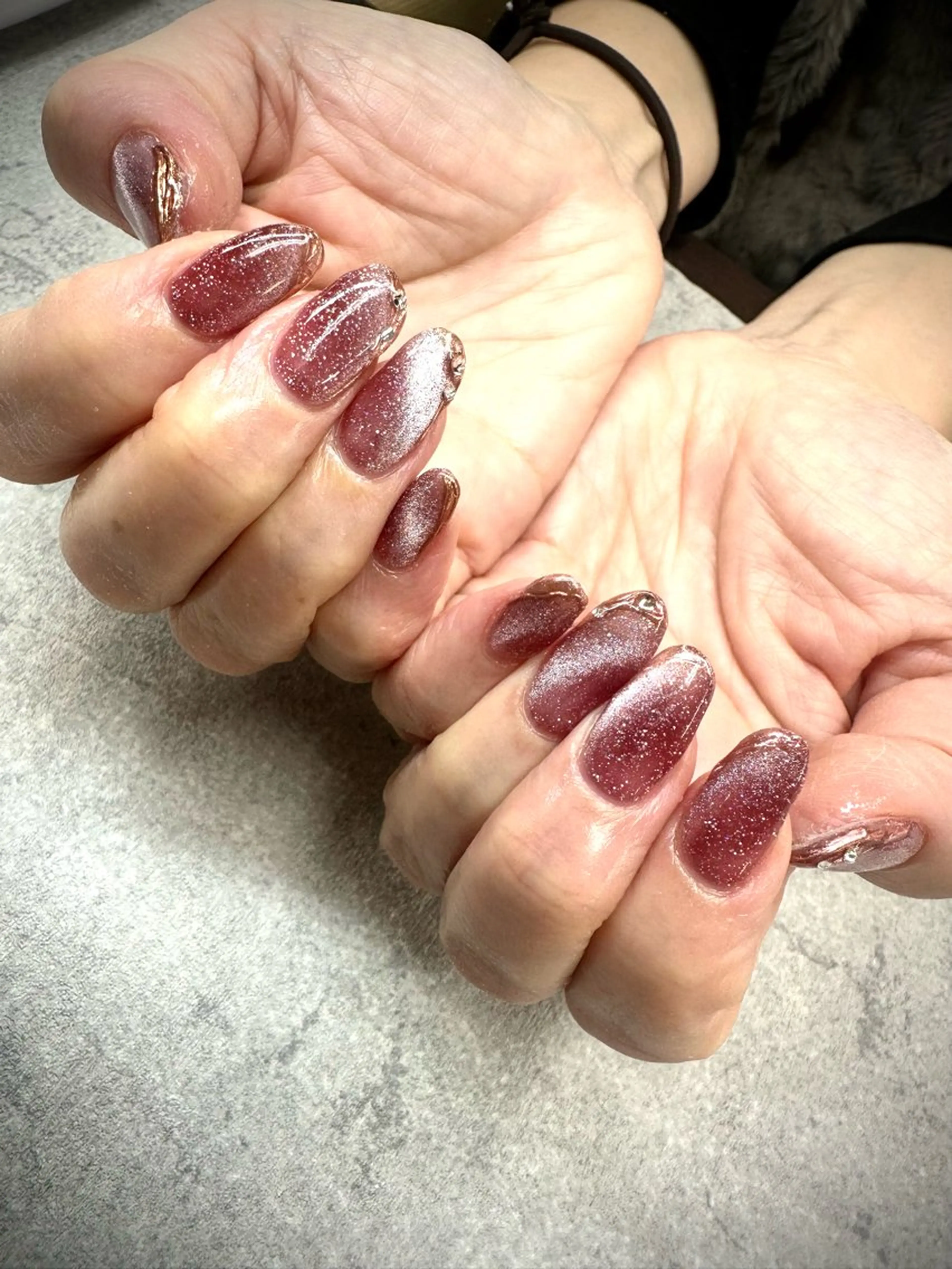 ネイル フラッシュネイル フラッシュマグ フレンチネイル マグネットネイル ミラーネイル ハンドネイル .N YUKIのネイルデザイン