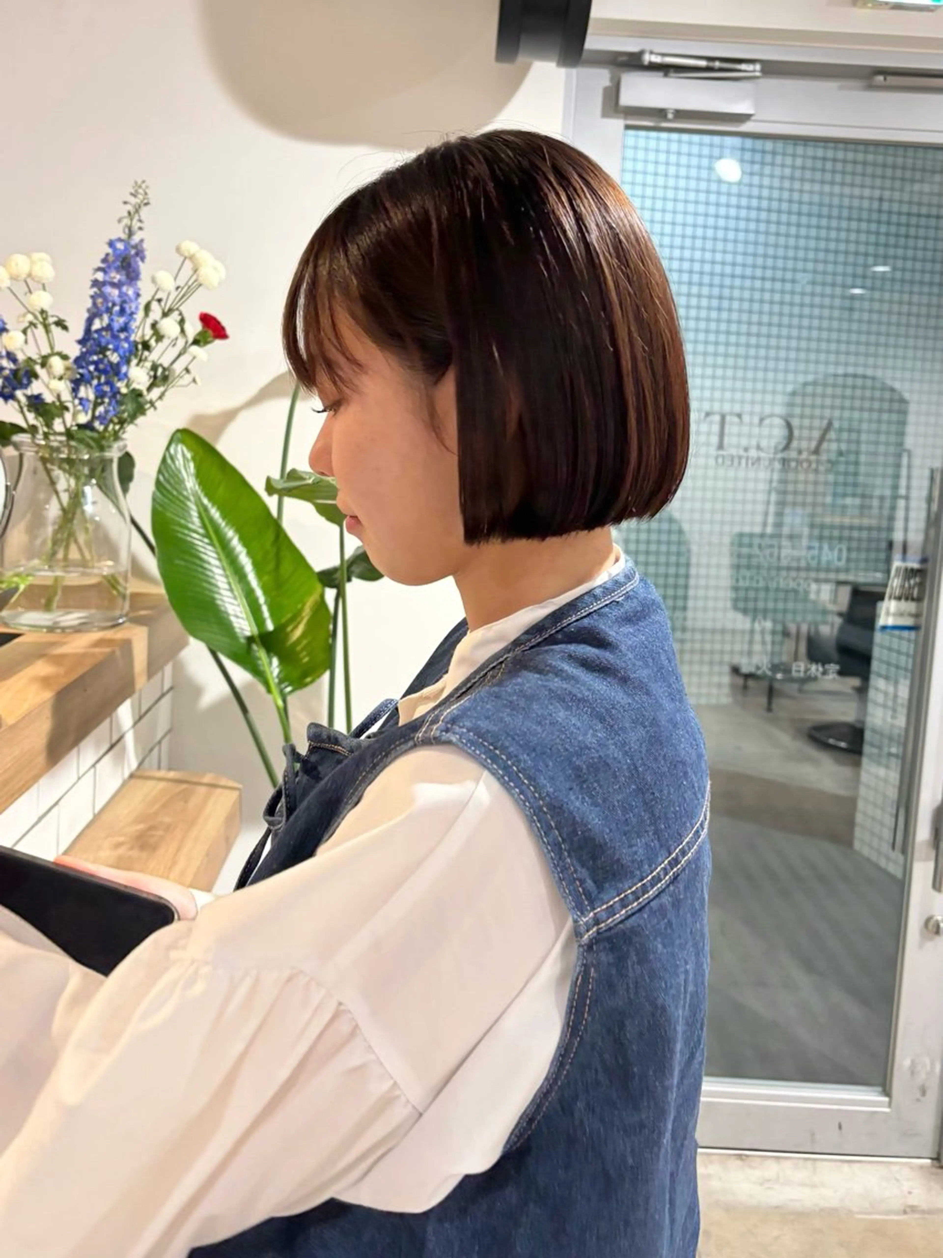 ショート カラー カット ヘアカラー 透明感カラー/ボブ /ショート/小由葵のヘアスタイル