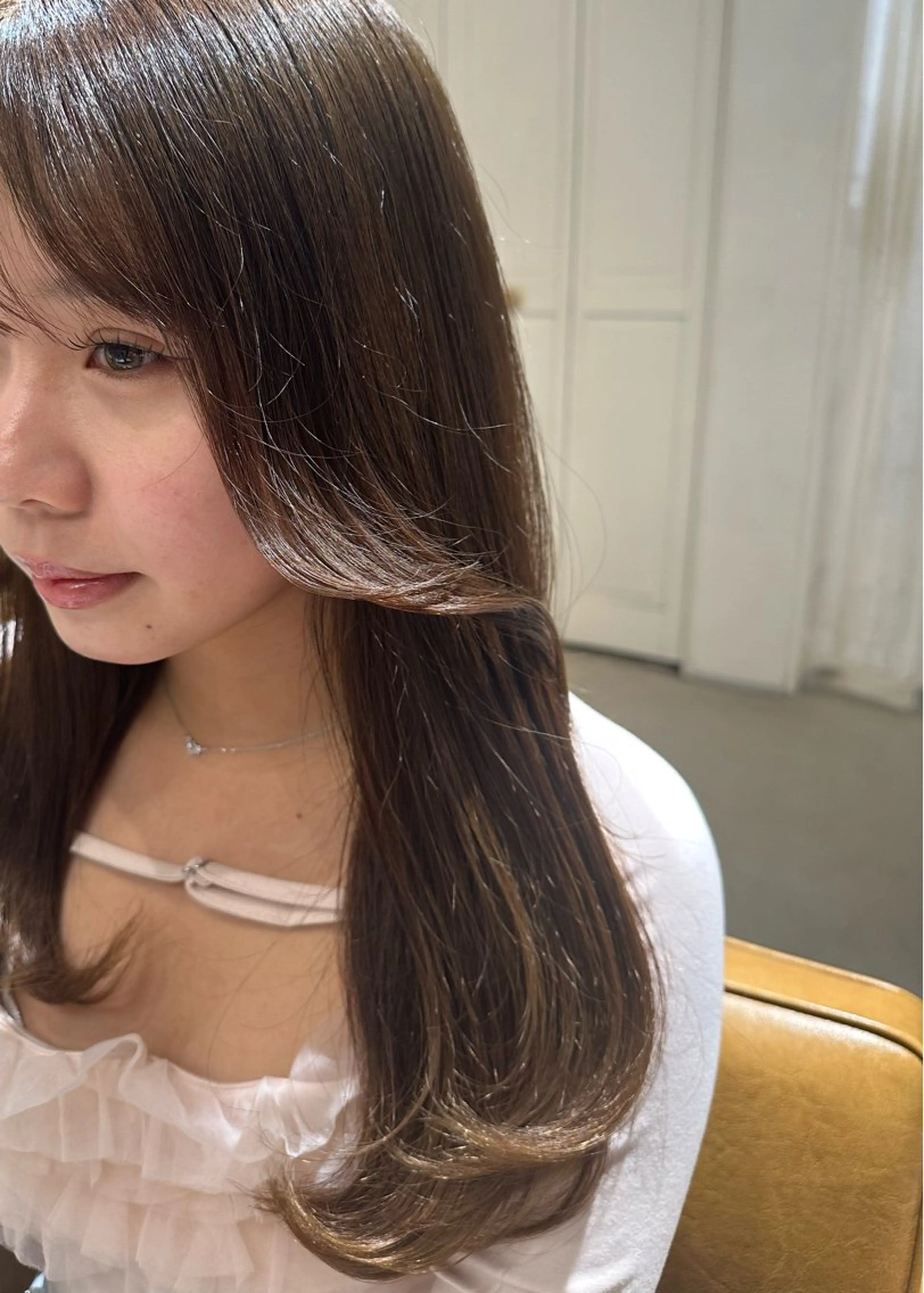 セミロング カラー カット ヘアカラー トリートメント 暖色/ヘアアレンジ 🎀♡irohaのヘアスタイル