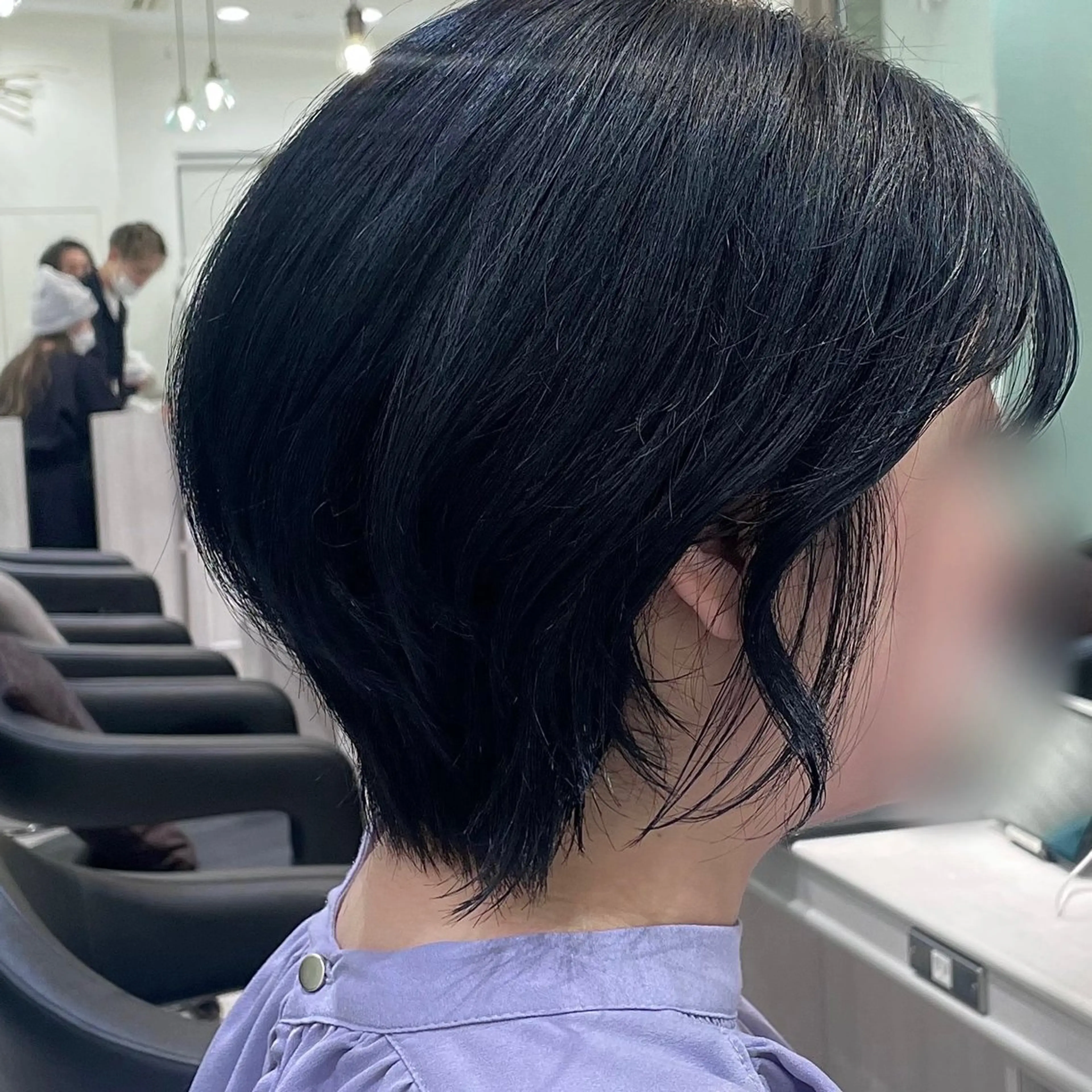 ショート カラー ヘアアレンジ メンズ カット ヘアカラー トリートメント ヘアセット パク・ボミン小野リエ 韓国ハーフ🦊のヘアスタイル